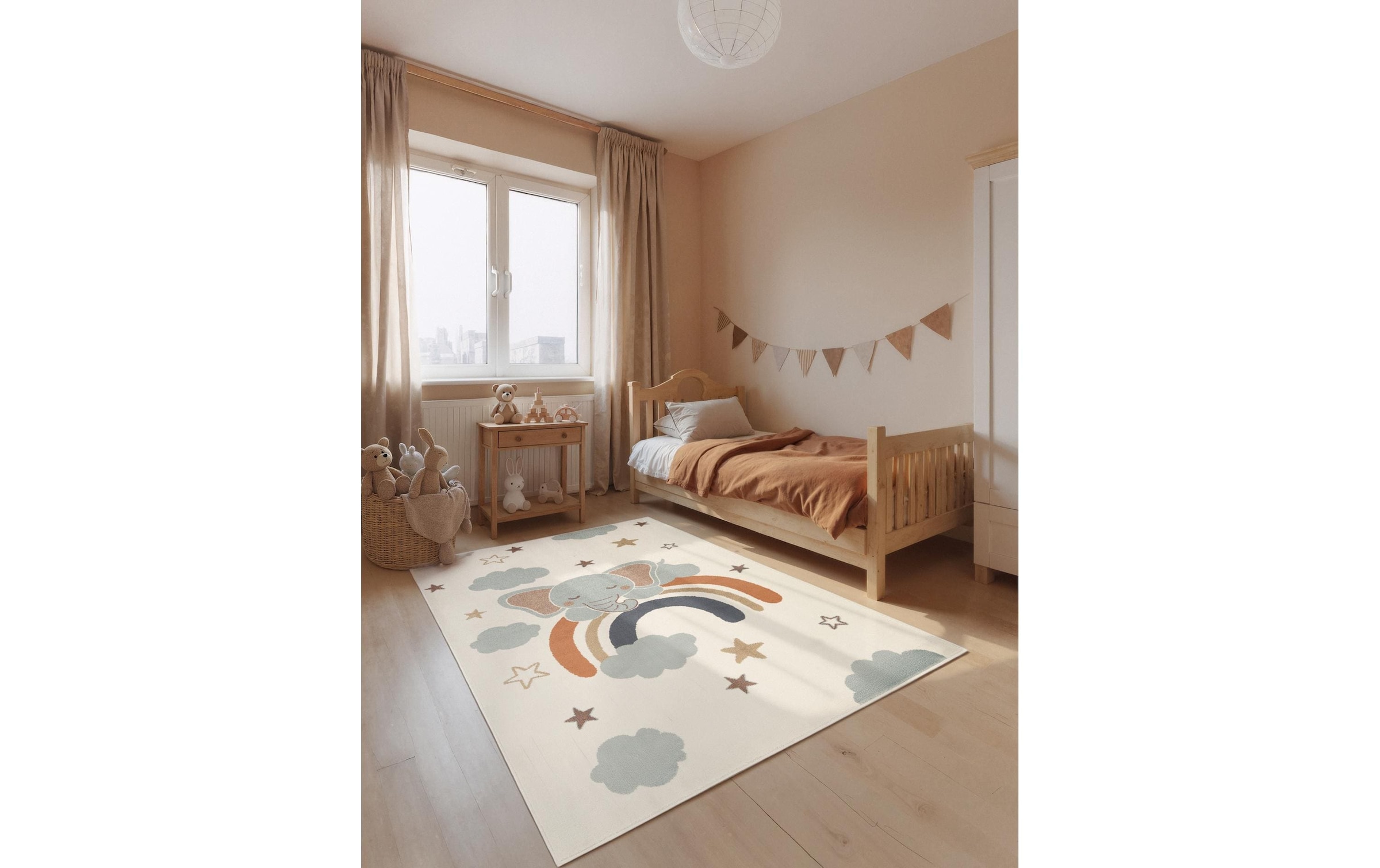 HANSE Home Kinderteppich »Dreamy Jumbo« rechteckig 10 mm Höhe Pflegeleicht, Weich, Kinderzimmer, Spielteppich, Spielunterlage