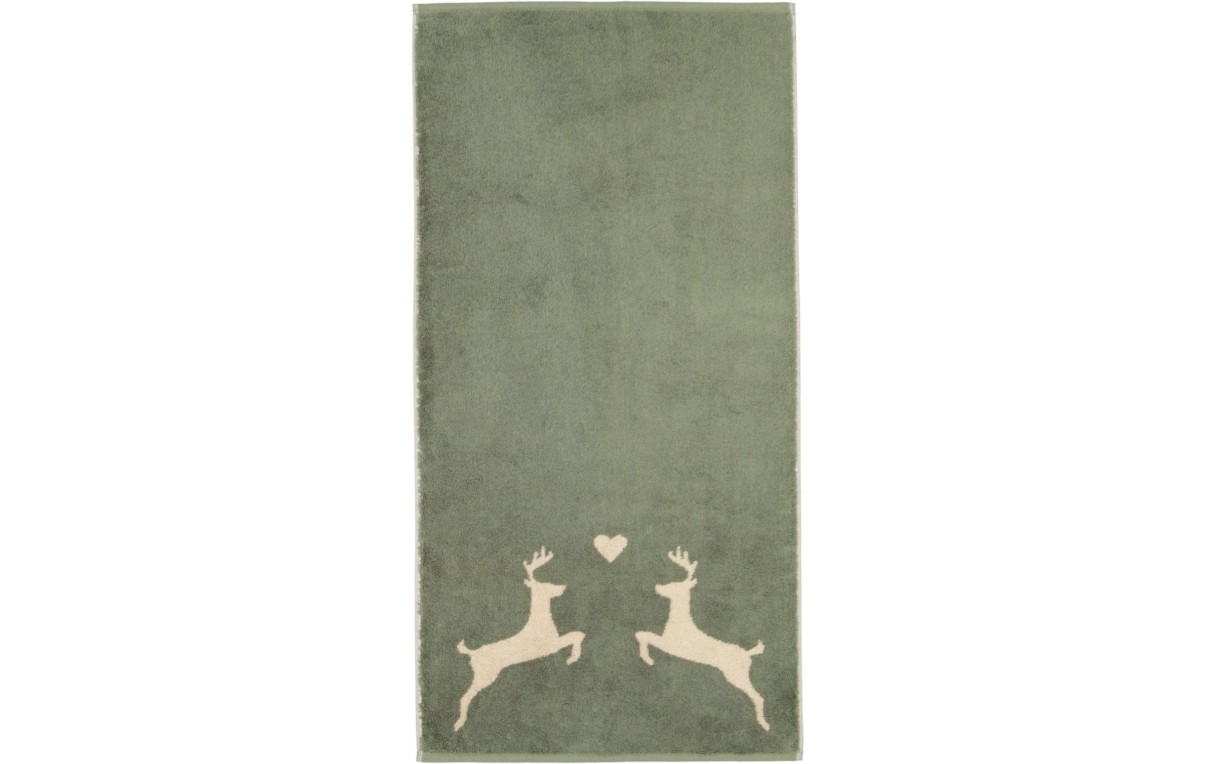 Cawö Duschtuch »Alpenchic Edition Hirsch 70 x 140 cm«, (1 St.)