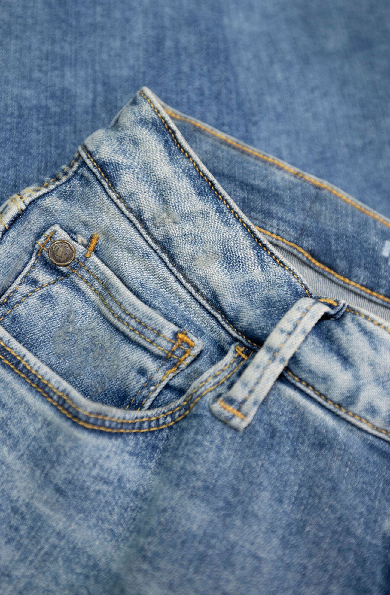 ♕ Garcia High-waist-Jeans »Celia superslim« versandkostenfrei bestellen | Übergangsjacken