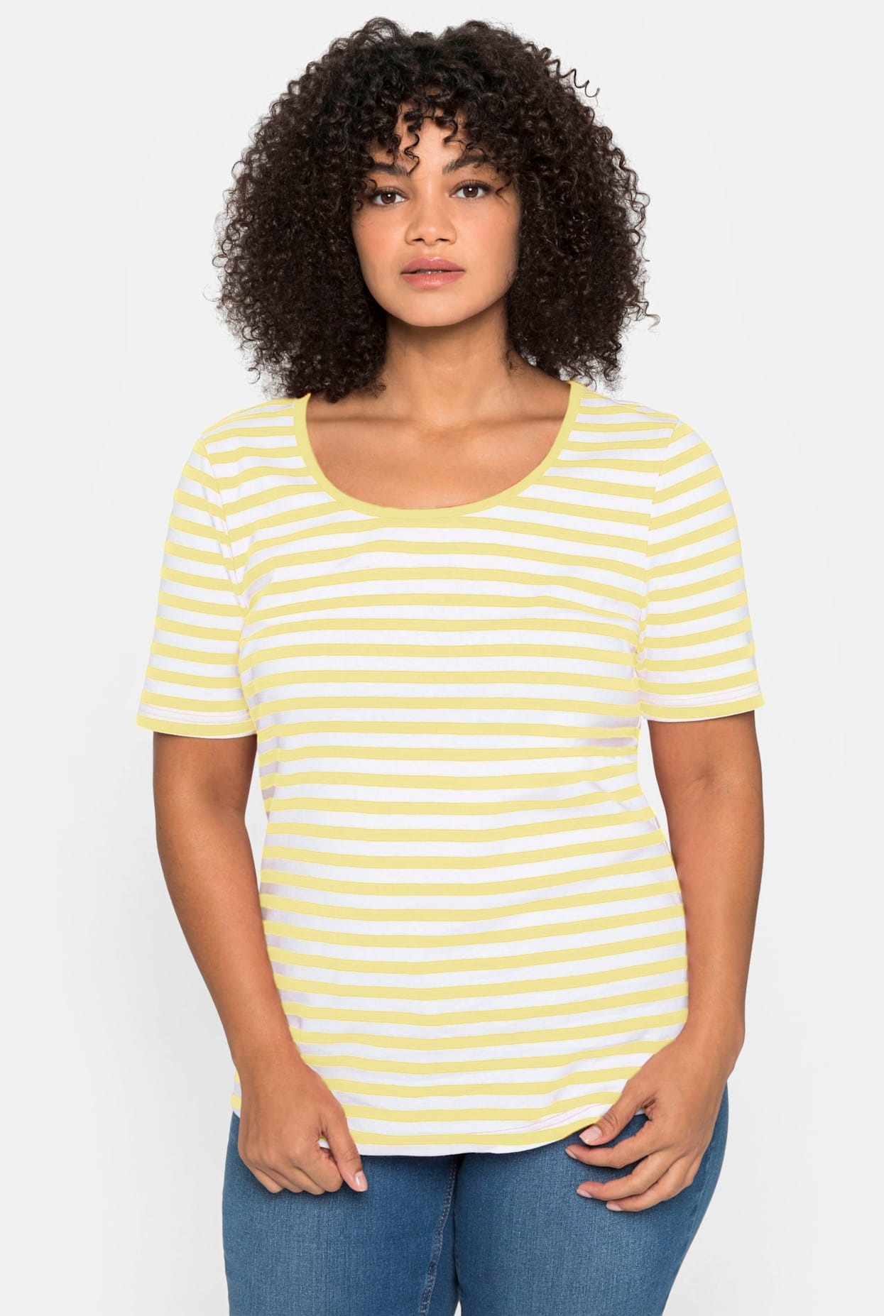 Image of Sheego Kurzarmshirt "T-Shirt" 1 tlg.