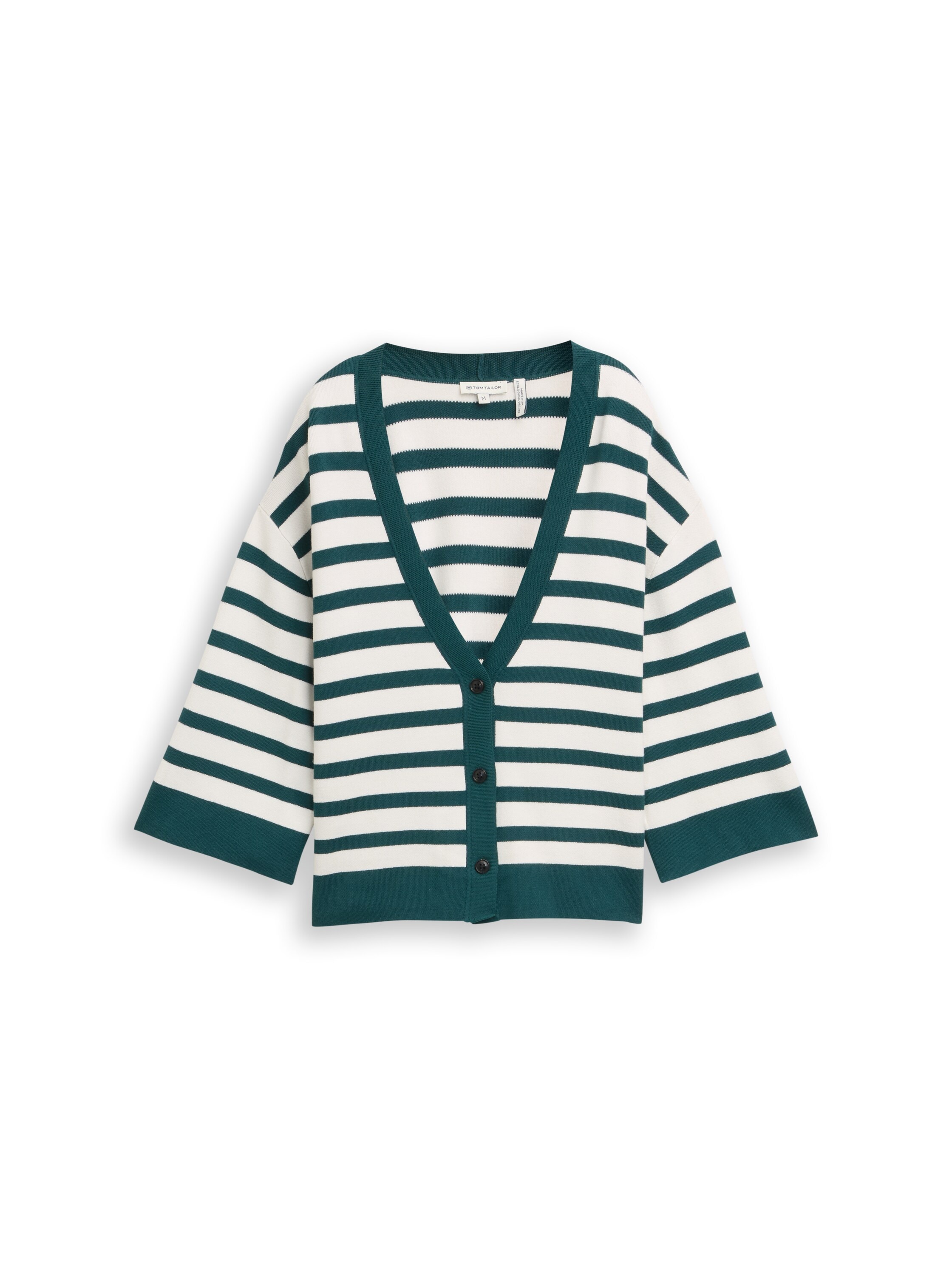 TOM TAILOR Cardigan avec motif à rayures