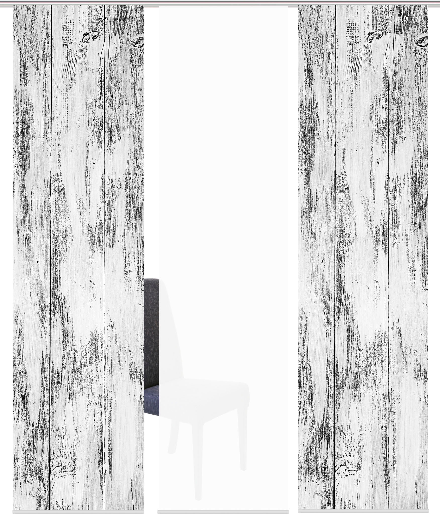 Image of HOME WOHNIDEEN Schiebegardine »HOLARI 3er SET«, (3 St.), Dekostoff-Seidenoptik, Digital bedruckt bei Ackermann Versand Schweiz