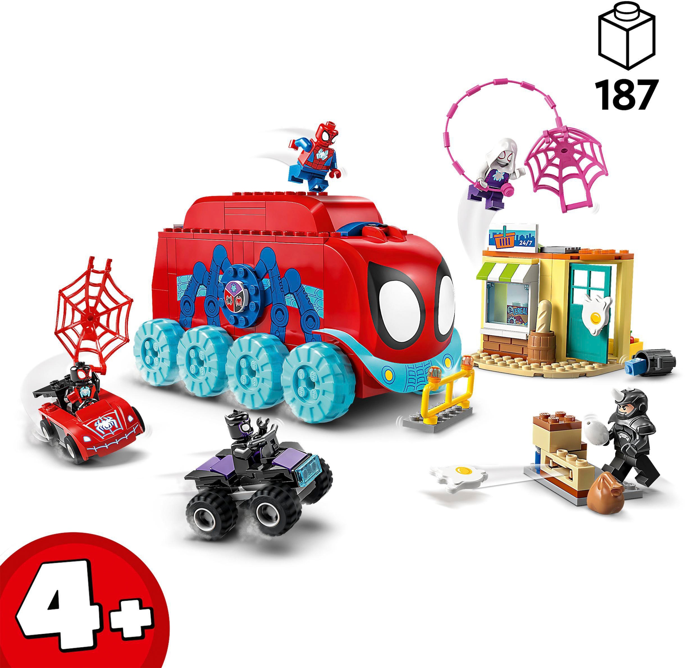 LEGO® Konstruktionsspielsteine »Spideys Team-Truck (10791), LEGO® Marvel«, (187 St.)