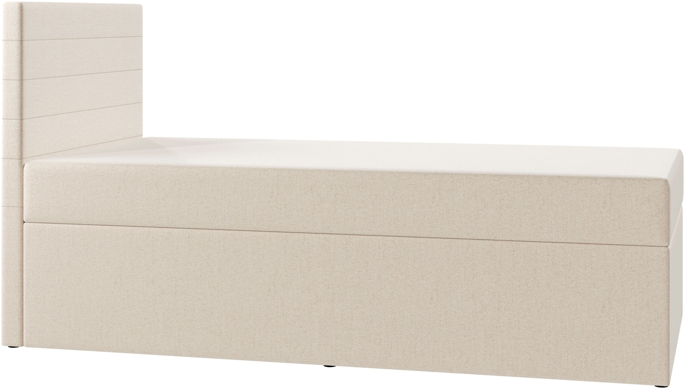 FORTE Einzelbett »LUNO inkl. Bettkasten, Breite: 100cm«