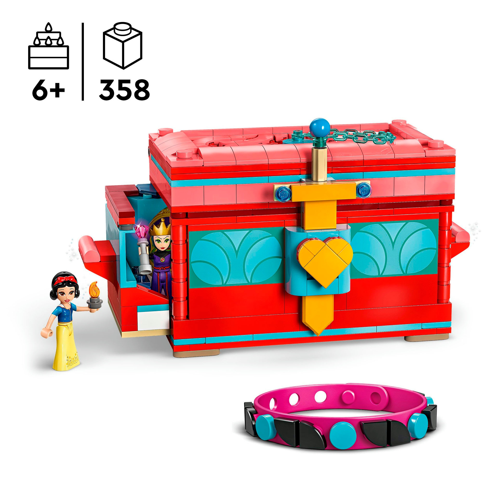 LEGO® Pions de construction »Schneewittchens Schmuckkassette (43276), LEGO Disney Princess« Made in Europe