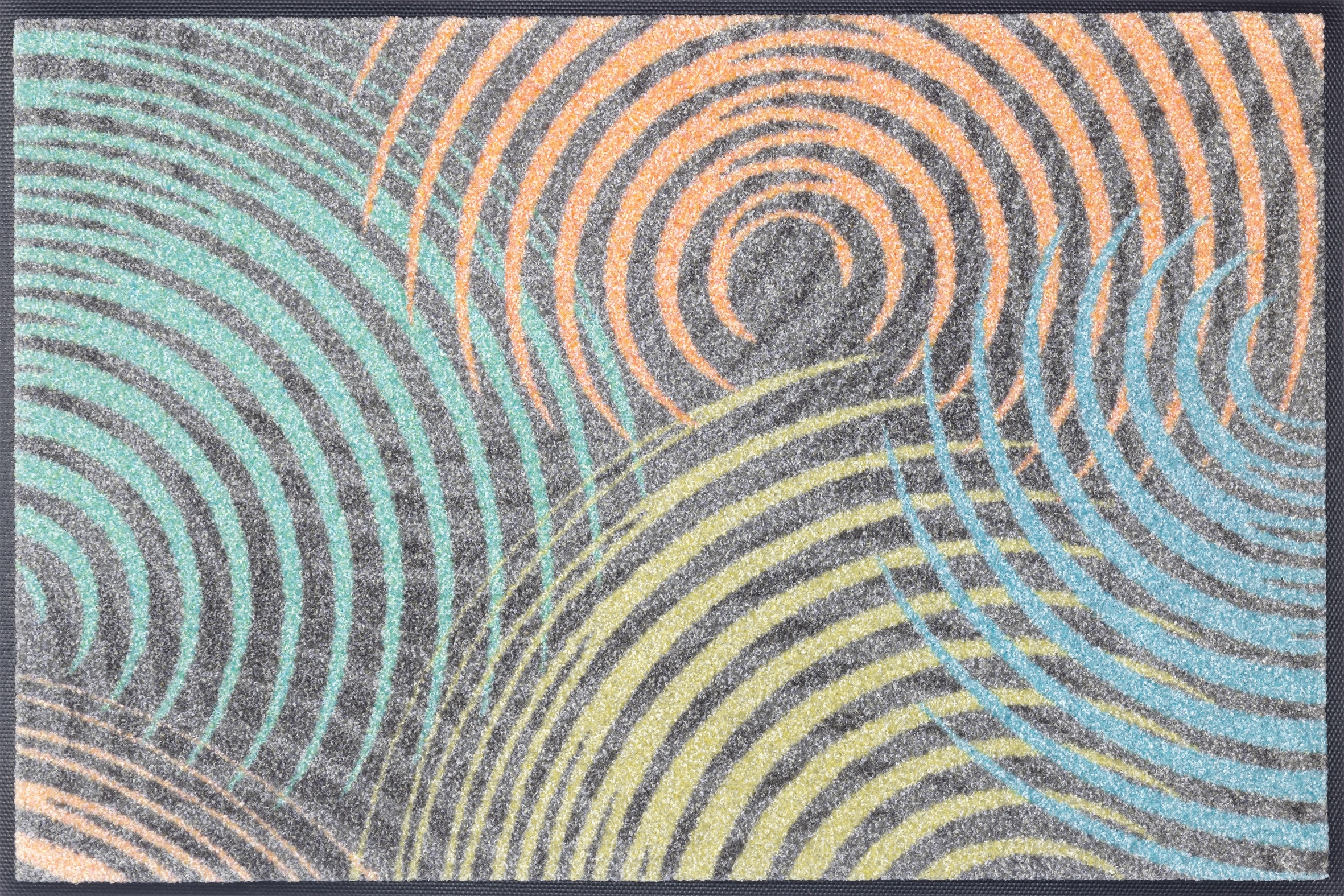 Image of wash+dry by Kleen-Tex Fussmatte "Ondole" rechteckig 7 mm Höhe