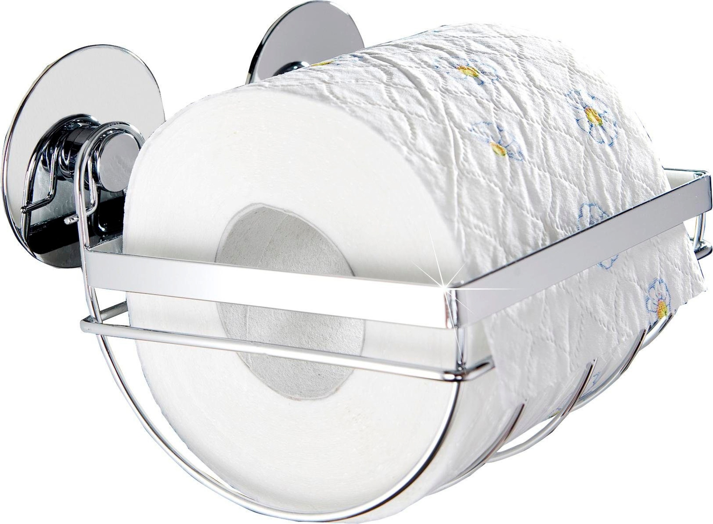 Image of WENKO Toilettenpapierhalter »TurboFIX«, Edelstahl bei Ackermann Versand Schweiz