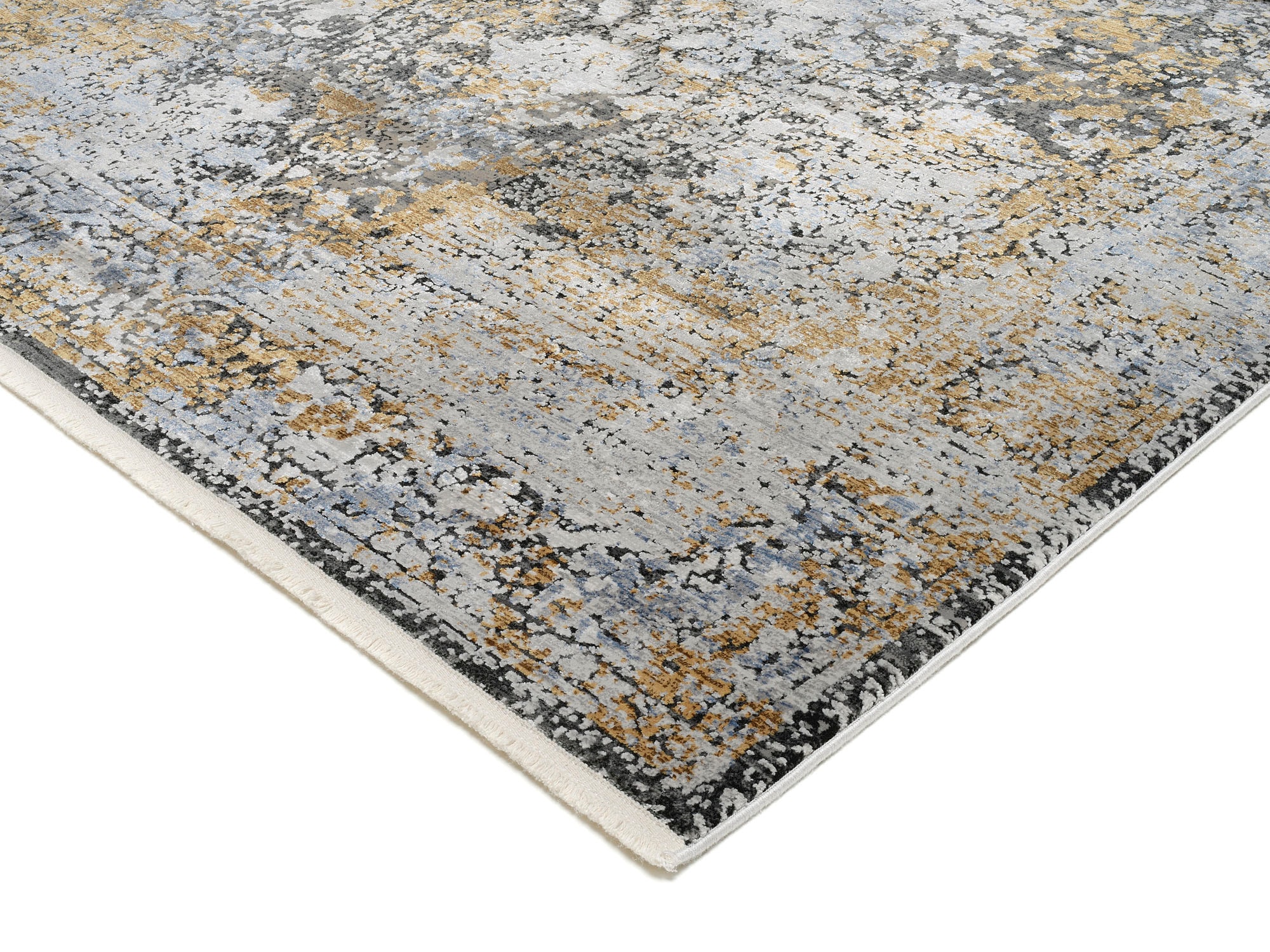 OCI DIE TEPPICHMARKE Teppich »IMPRESSION VERA« rechteckig 8 mm Höhe Vintage, feine Fransen, leichter Glanz durch Viskose, Wohnzimmer