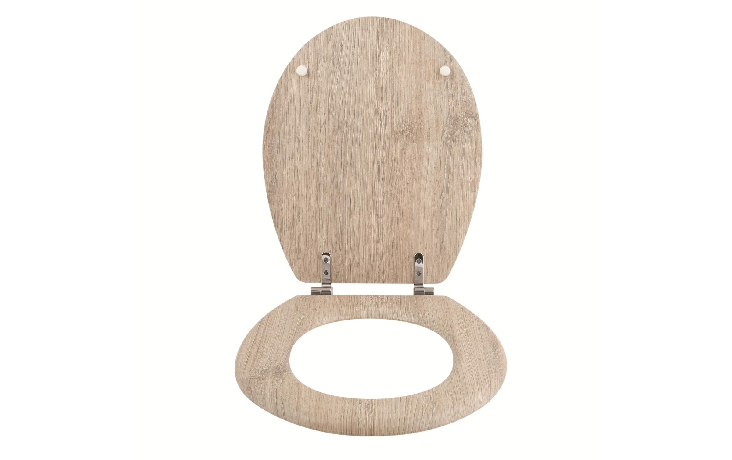 MSV WC-Sitz »MSV Toilettensitz Beige«