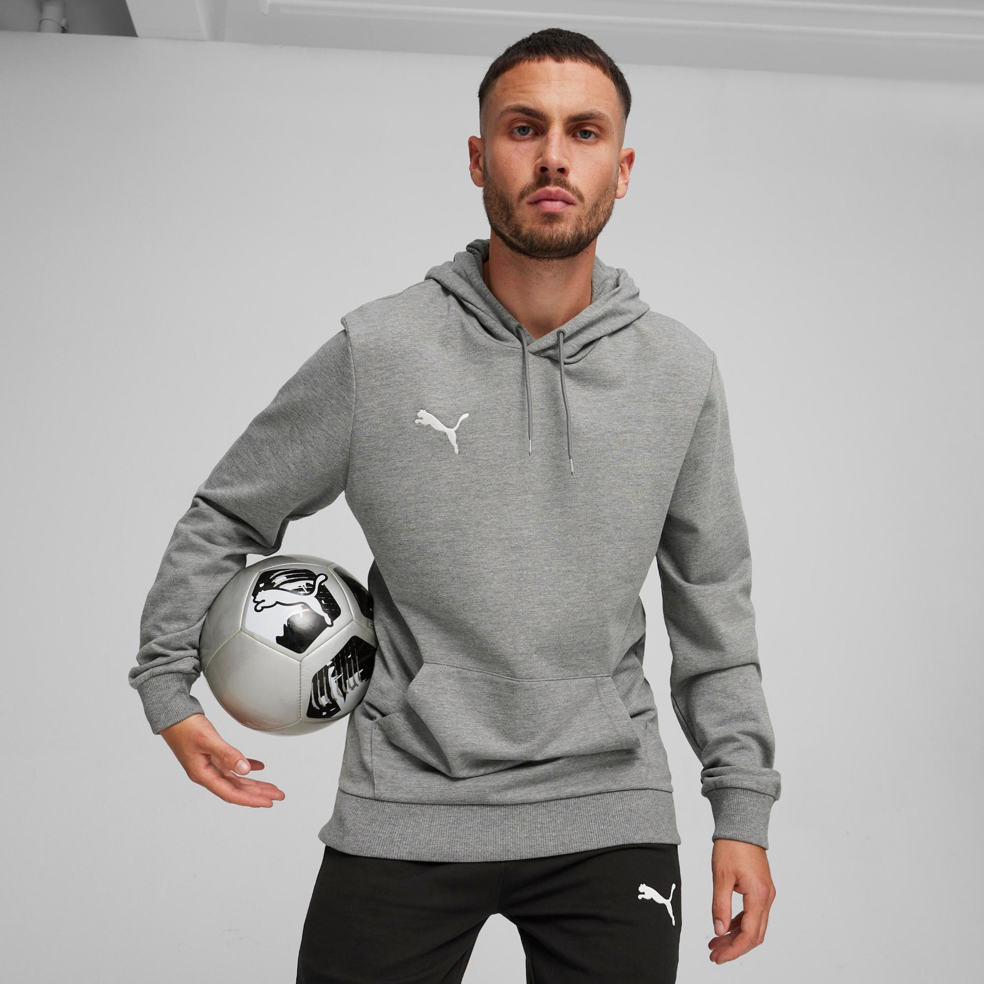 Image of PUMA Kapuzensweatshirt "TEAMGOAL CASUALS HOODY", mit Kapuze, Rundhalsausschnitt, Regular Fit, mit Kängurutasche