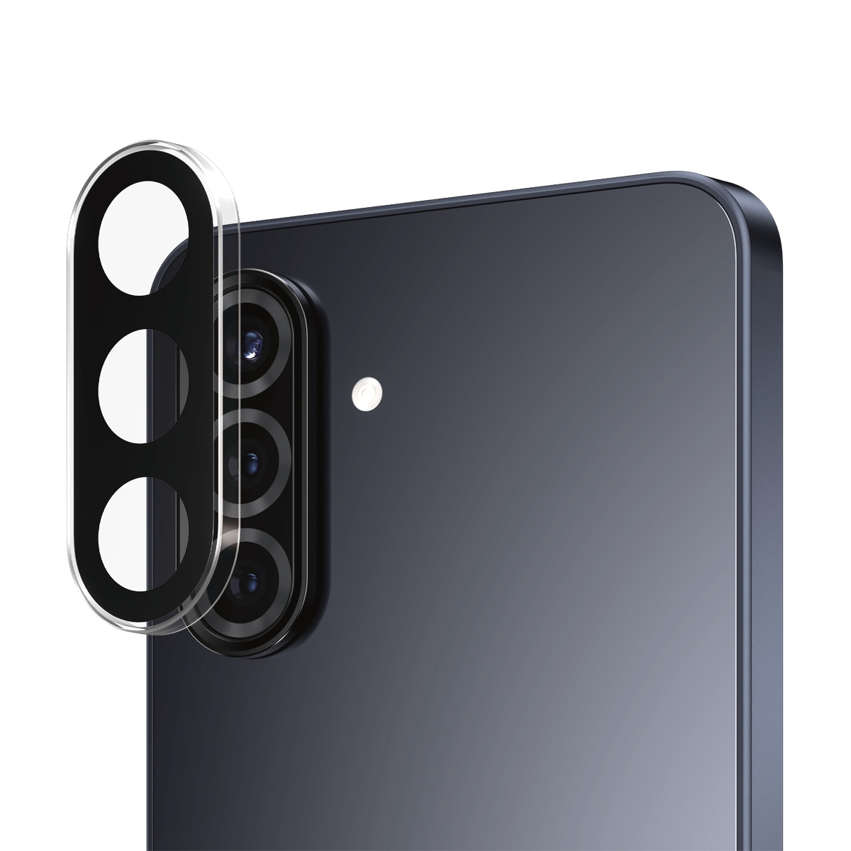 CARE by PanzerGlass Kameraschutzglas »Hoops Camera Lens Protection«, für Samsung Galaxy A56, Kameraschutz, Lens Glas, Linsenschutz, kratz- & stossfest