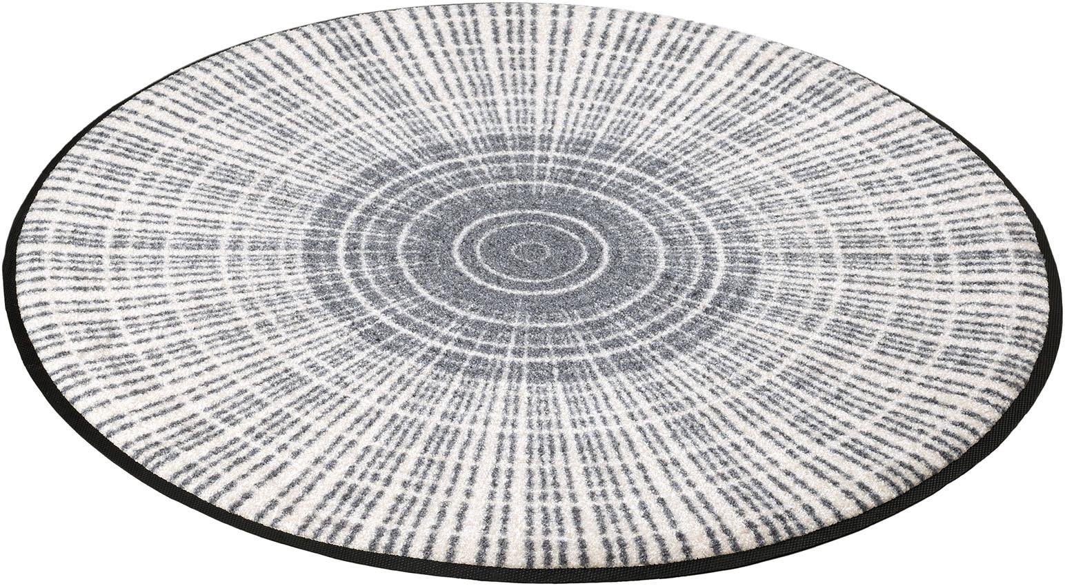 Image of wash+dry by Kleen-Tex Teppich "Cascara" rund 7 mm Höhe rutschhemmend, In- und Outdoor geeignet, waschbar, Wohnzimmer