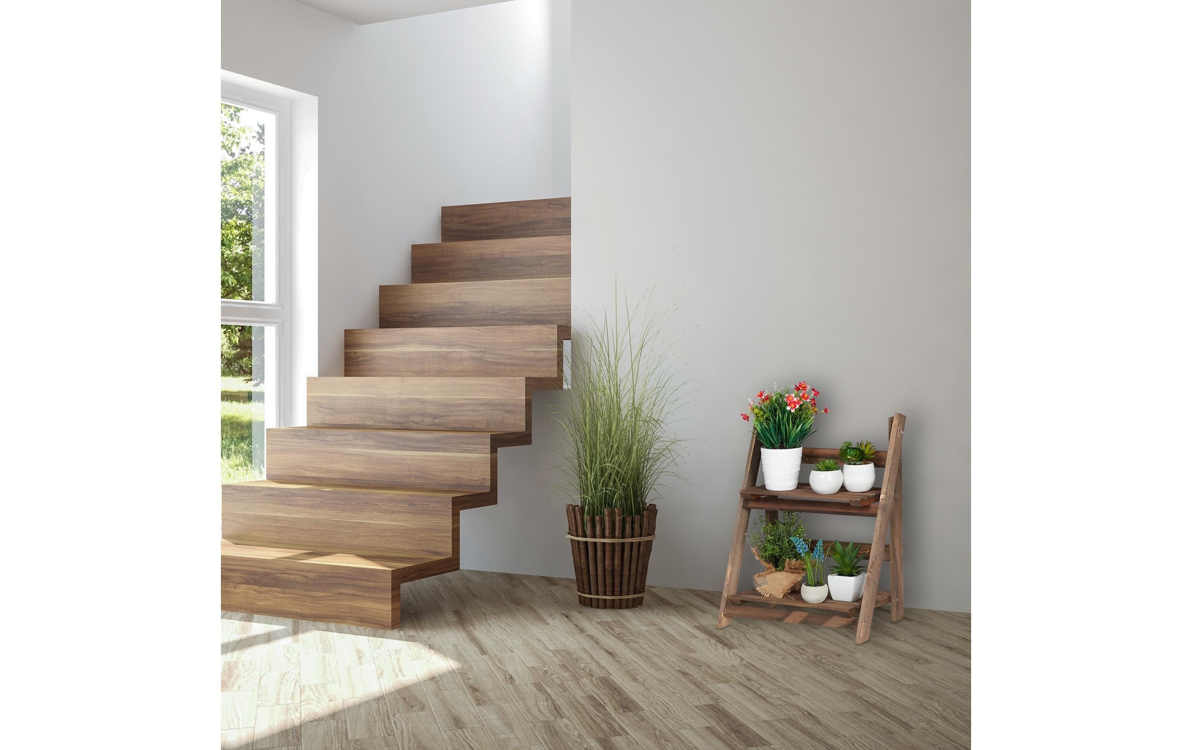 relaxdays Pflanzentreppe »Holz klappbar«