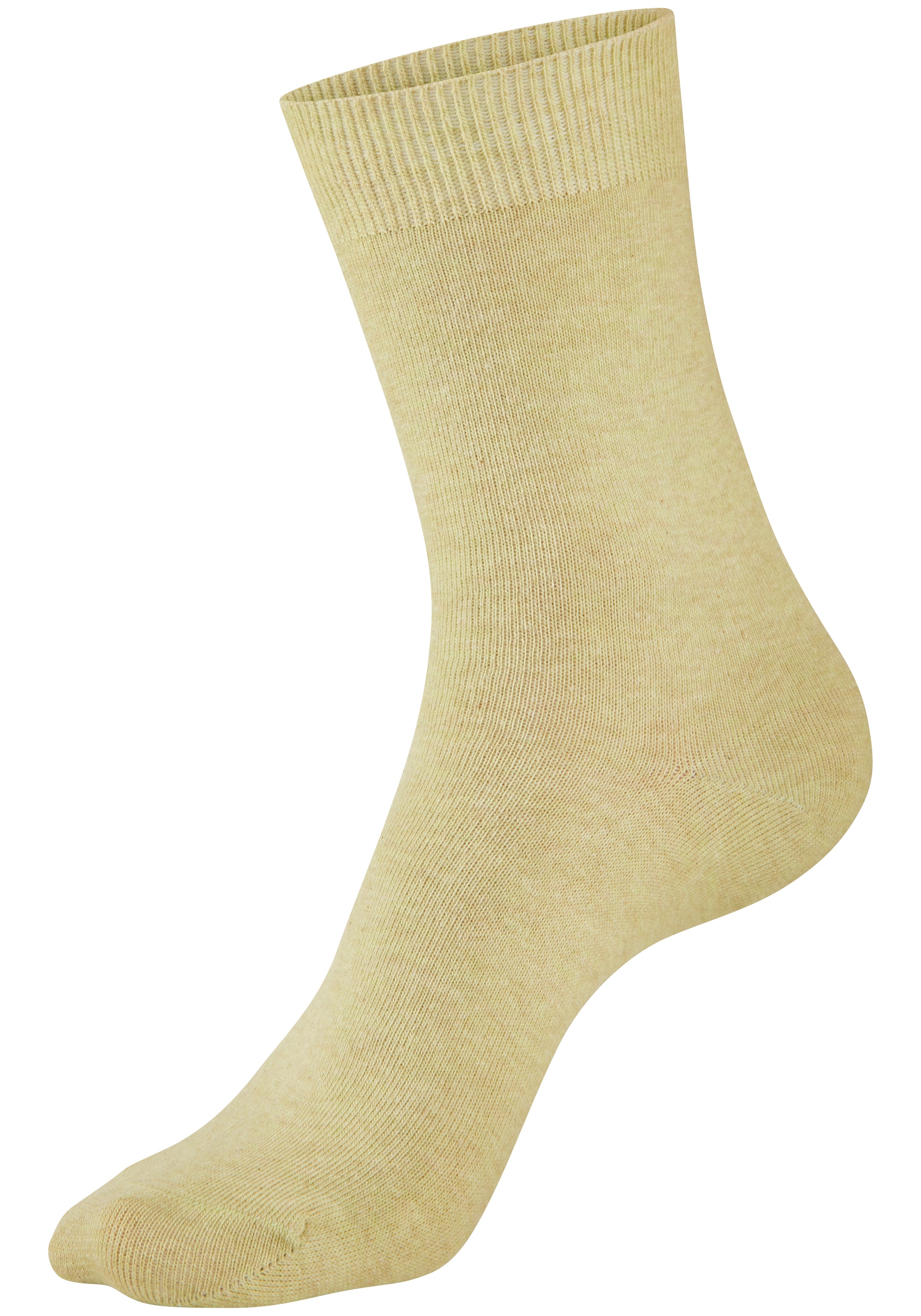 H.I.S Basicsocken »Damensocken, frische melierte Farben; casual« Packung, 20 Paar tlg. Alltagssocken in der Grosspackung