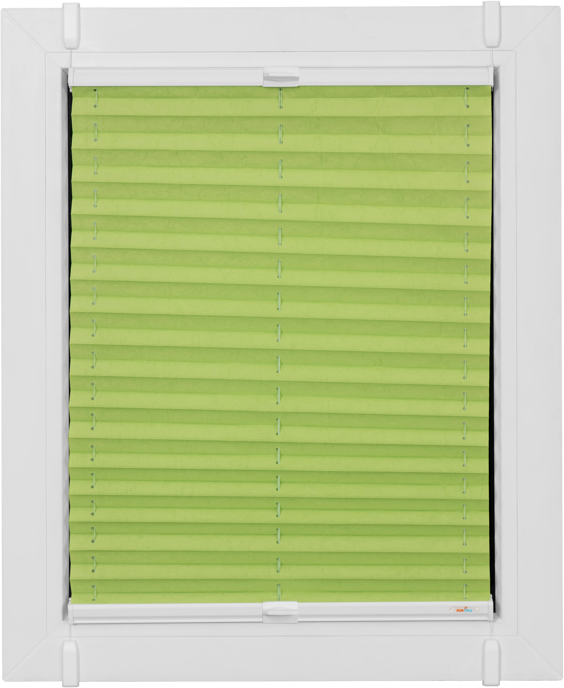 Image of sunlines Plissee "One Size Style Crush" blickdicht ohne Bohren verspannt