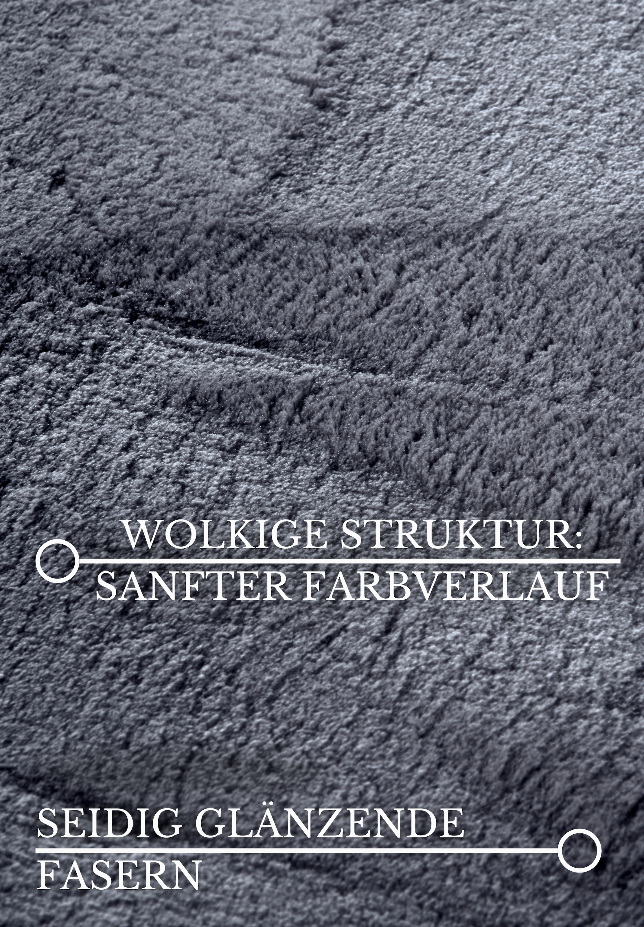 Villeroy & Boch Teppich »Leon« rechteckig 15 mm Höhe Langflor, Shaggy, uni, flauschig weich, glänzend, Kaninchenfell Haptik