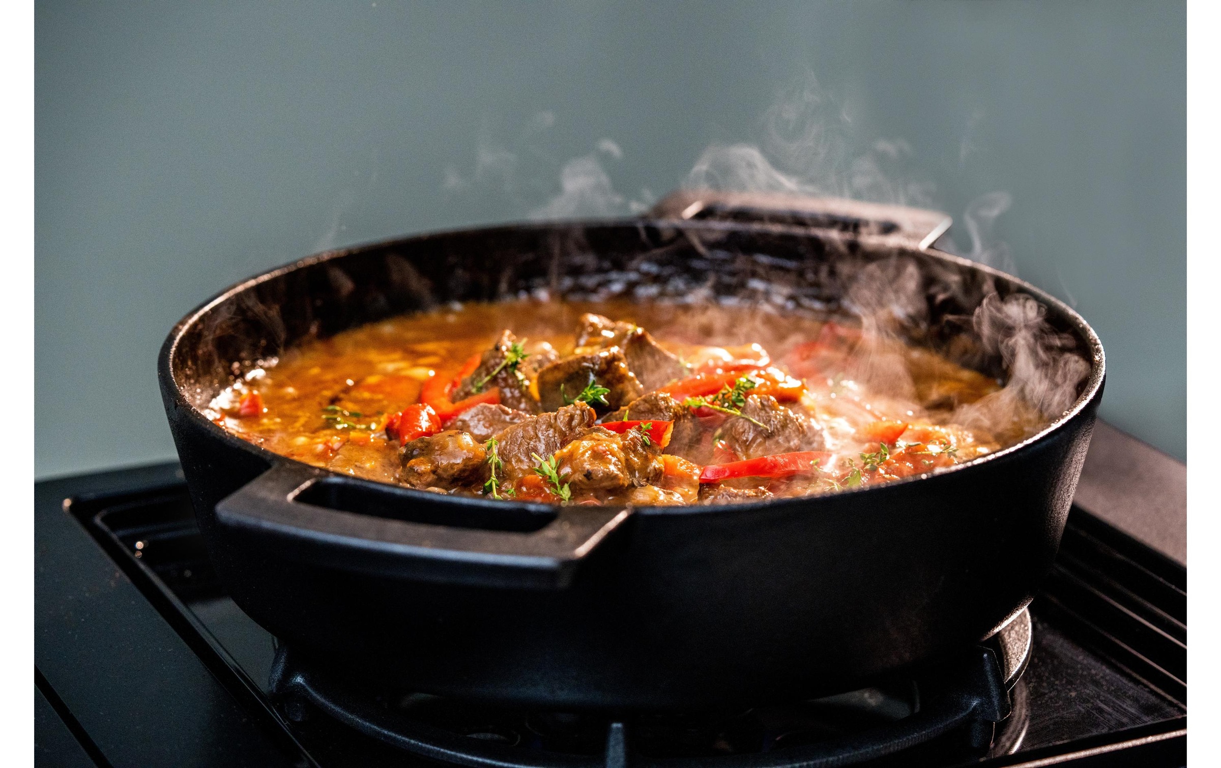 OUTDOORCHEF Grillpfanne »Gusseisen, Ø 28 cm«, Gusseisen, (1 tlg.)