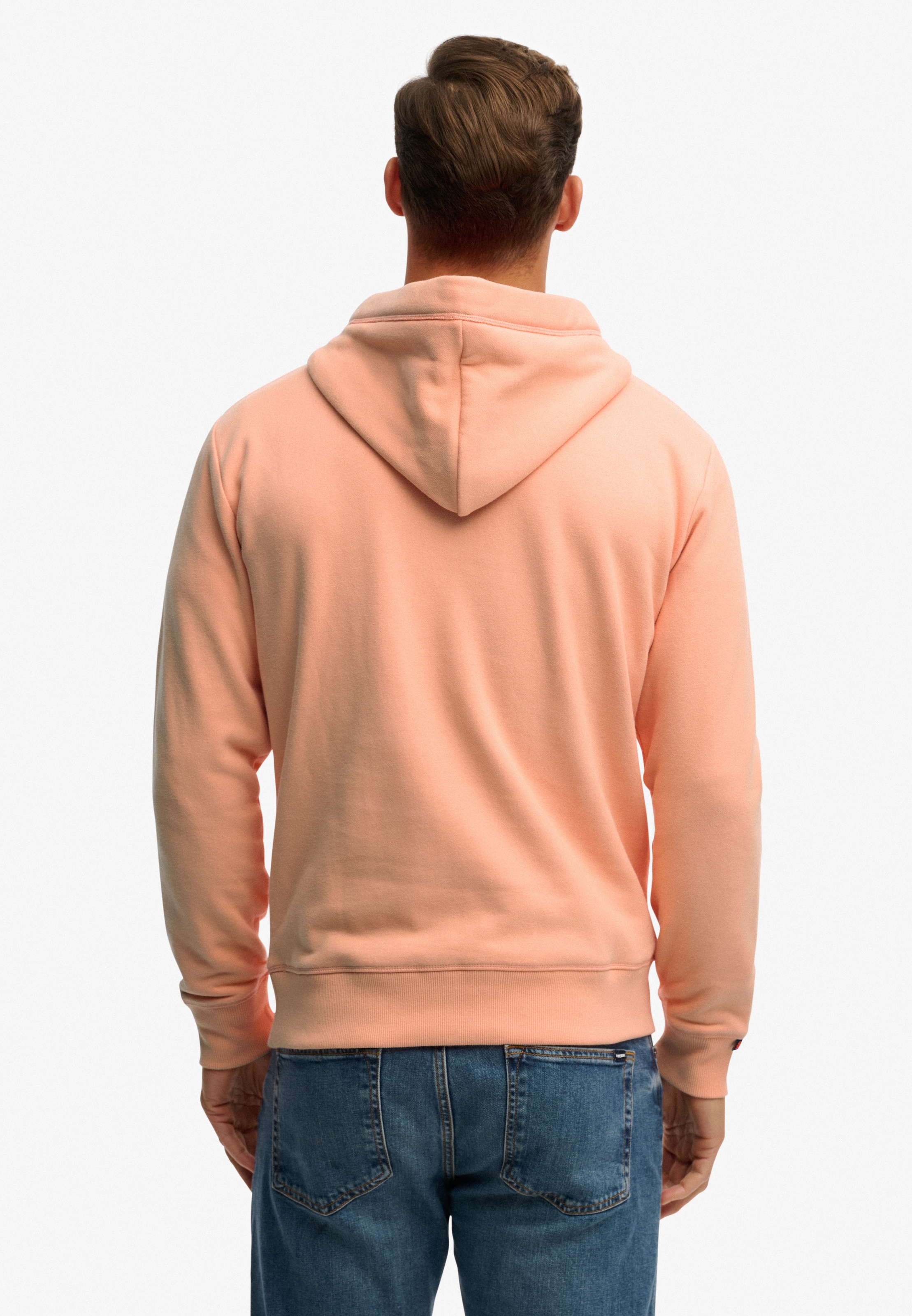 Superdry Sweat à capuche »Essential Logo Classic Hood«, mélange de coton, coupe ample
