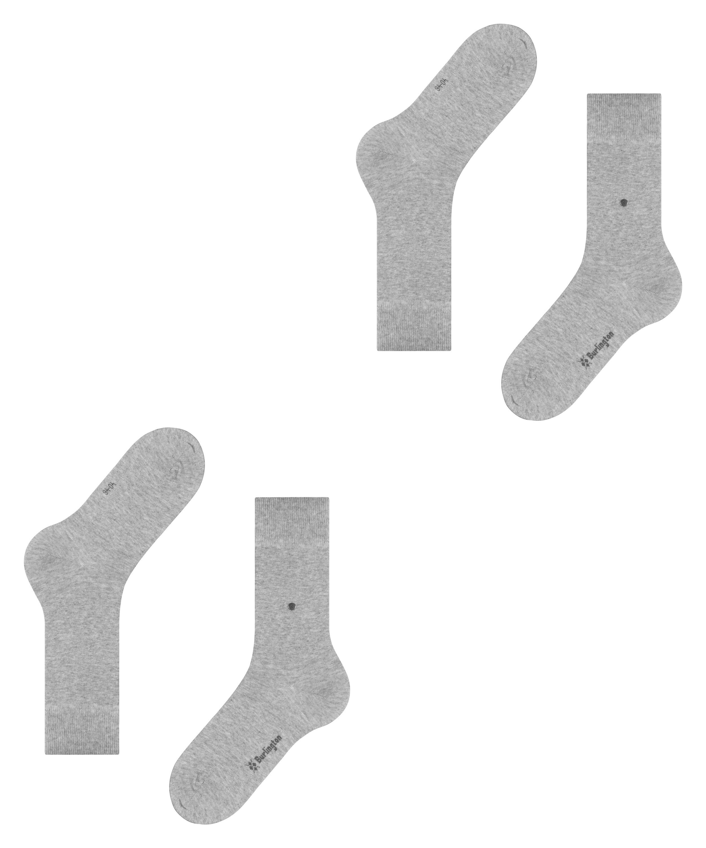 Burlington Socken »Everyday« 2 Paar,  Einheitsgrösse 40-46, unifarben, Burlington-Clip