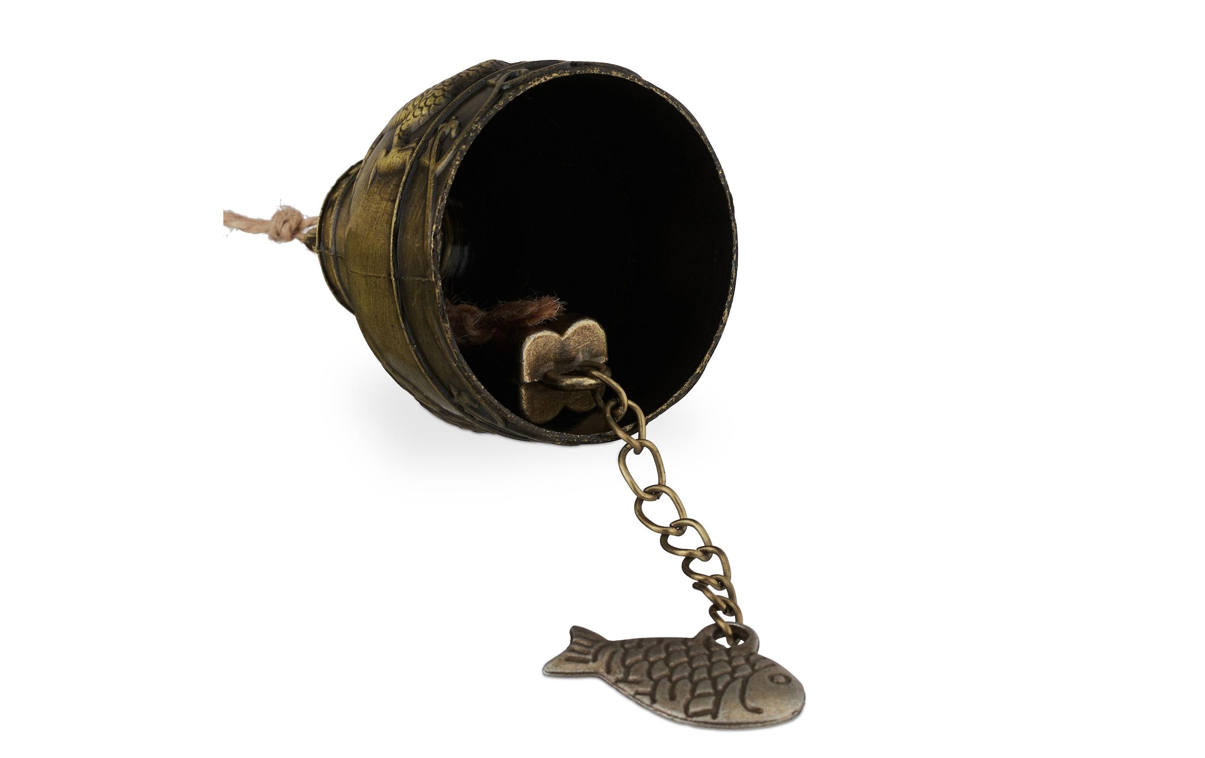 relaxdays Carillon à vent »Feng-Shui 4 Stück« 4 cuis tlg. Glockenspiel