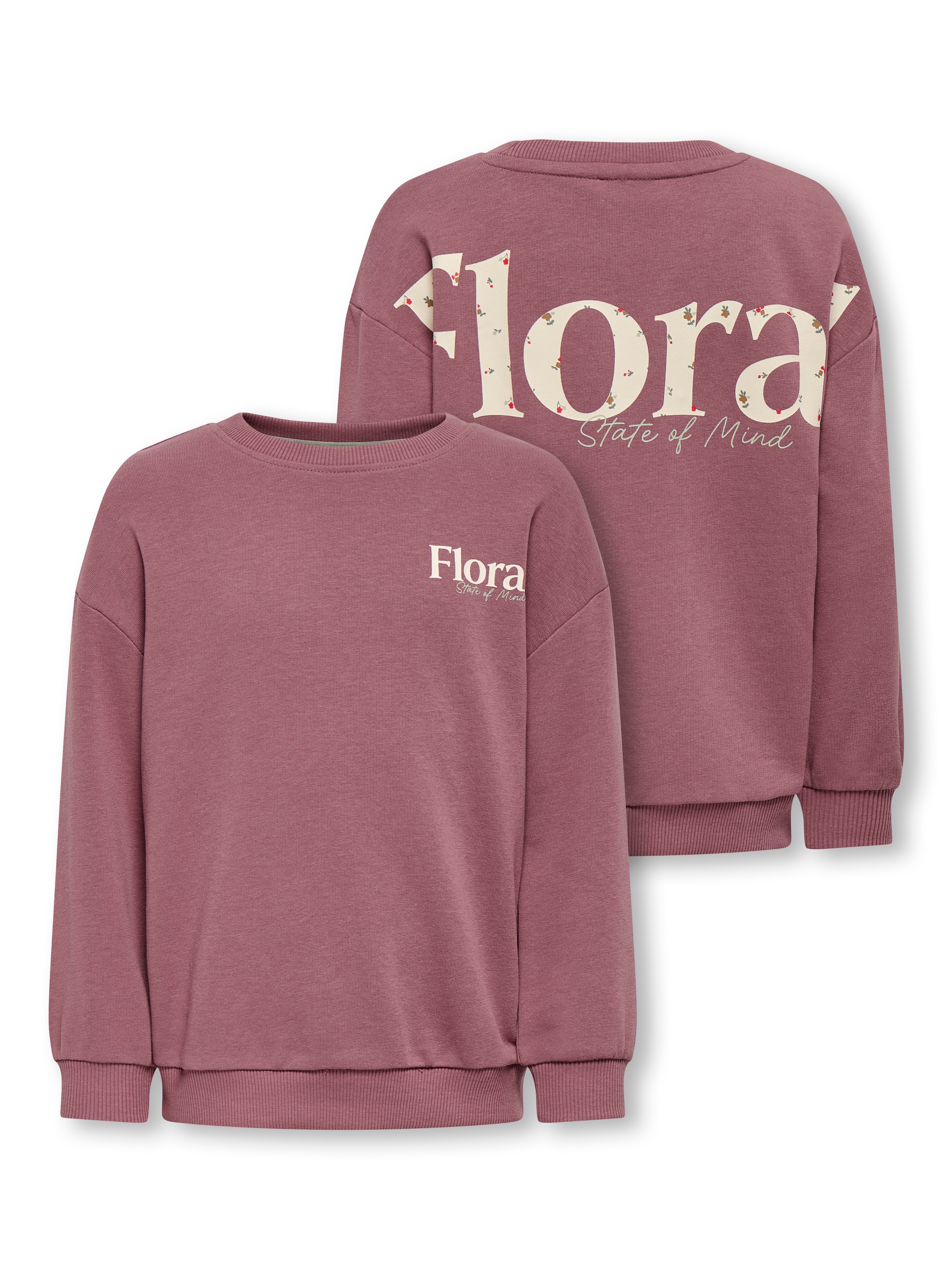 Image of KIDS ONLY Sweatshirt "KMGGEORGIA LIFE LS PRINT UB SWT NOOS"
