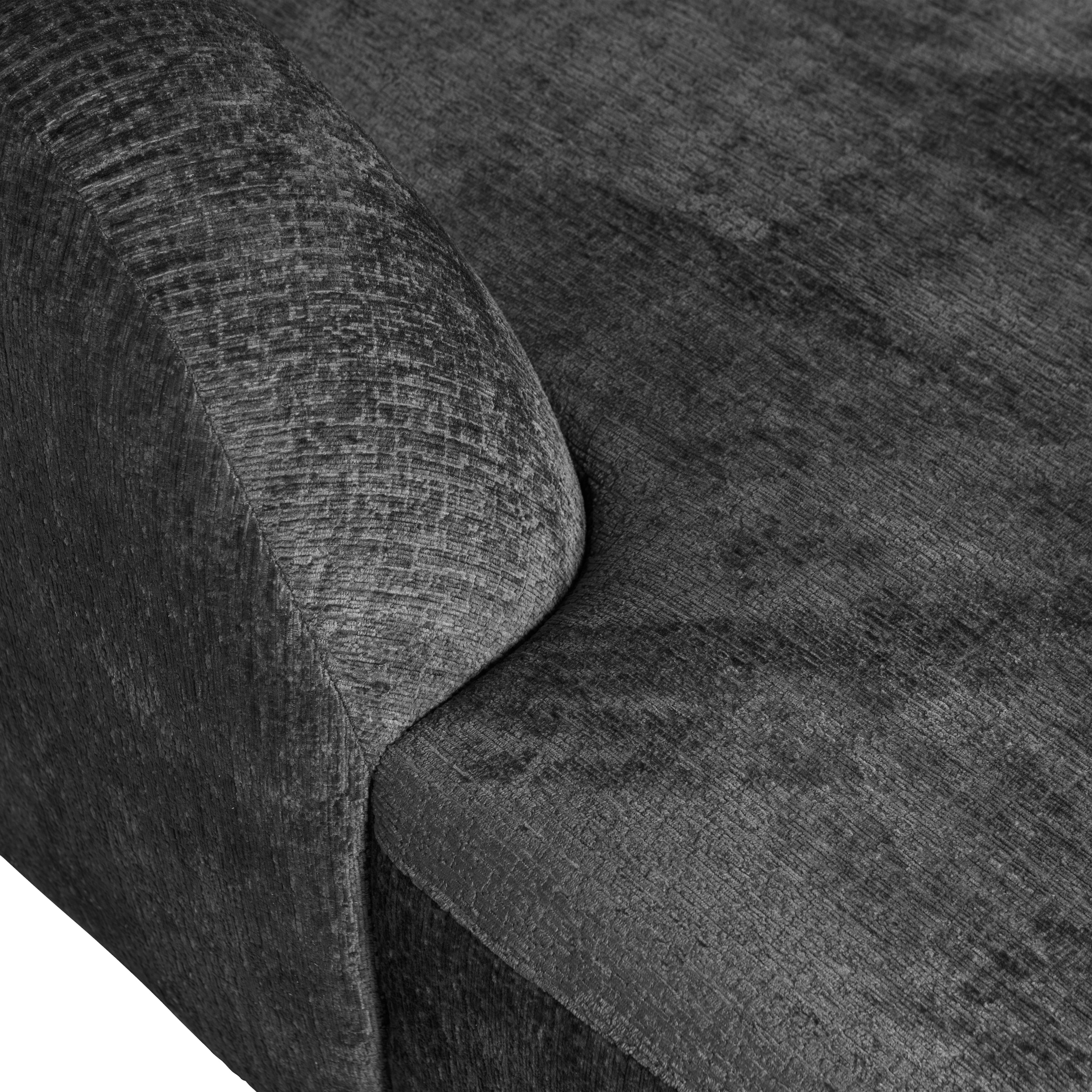 WOOOD Ecksofa »Sloping Bezug mit Zickzack-Federung, H 77 x B 274 x T 225/87 cm« Jacquard-Velvet, Tragkraft 250 kg, Ausgezeichnete Verschleissfestigkeit