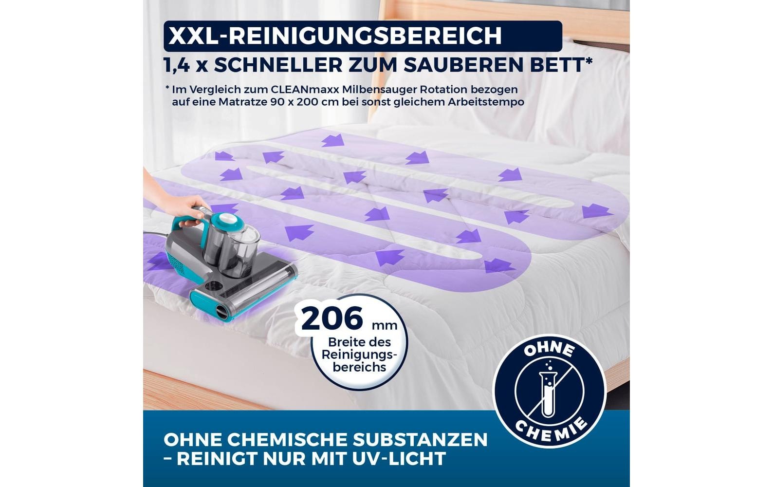 CLEANmaxx Lave-linge-aspirateur »CLEANmaxx Milben-Handstaubsauger«