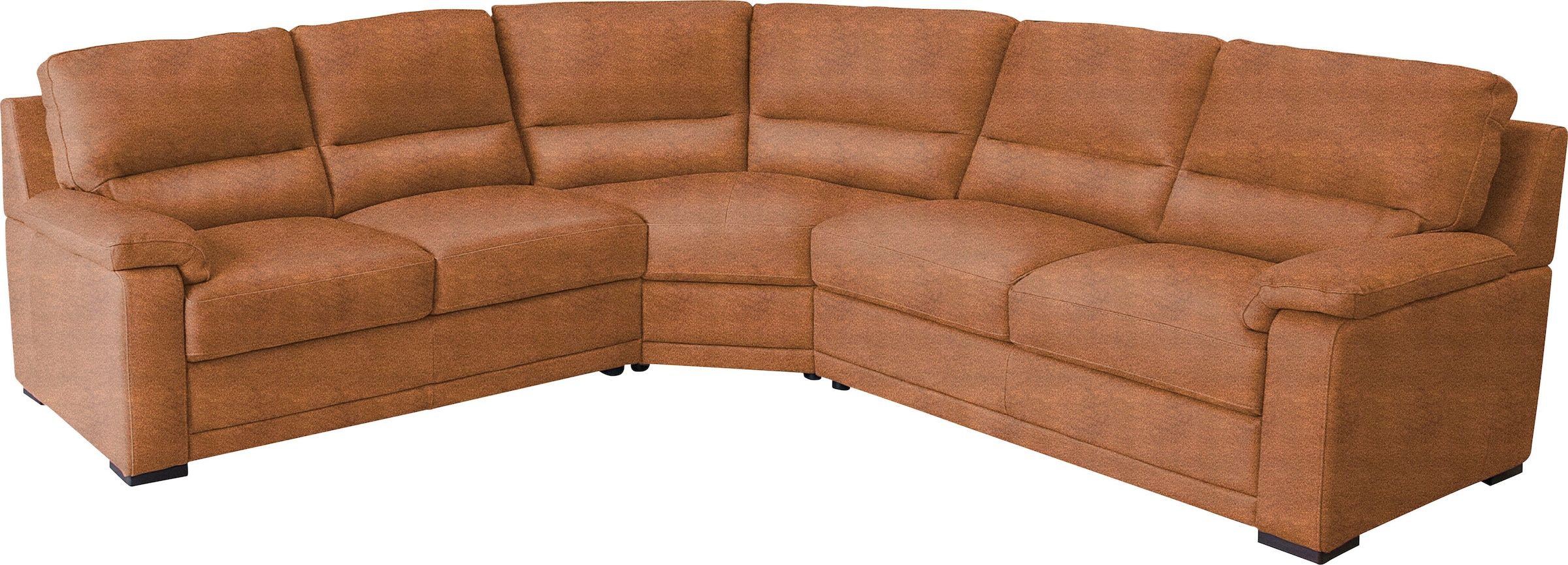 Egoitaliano Canapé d'angle »Doris, modernes Designerecksofa in hochwertigen Microfaserqualitäten« edle Detailverarbeitung, wahlweise fleckenabweisend oder in Lederoptik