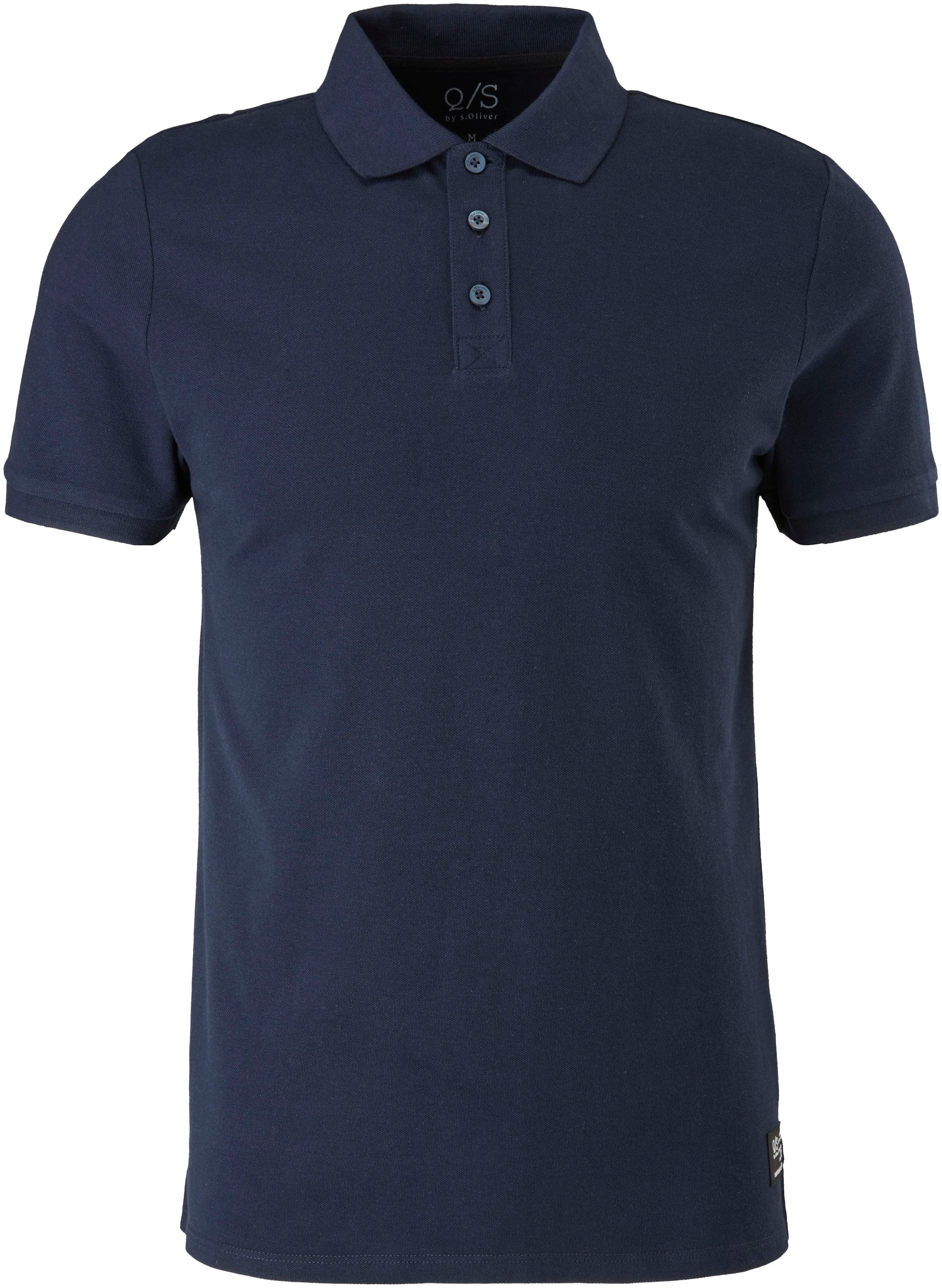 Modische QS Poloshirt, Einschnitte ohne - Mindestbestellwert an versandkostenfrei Seiten bestellen den