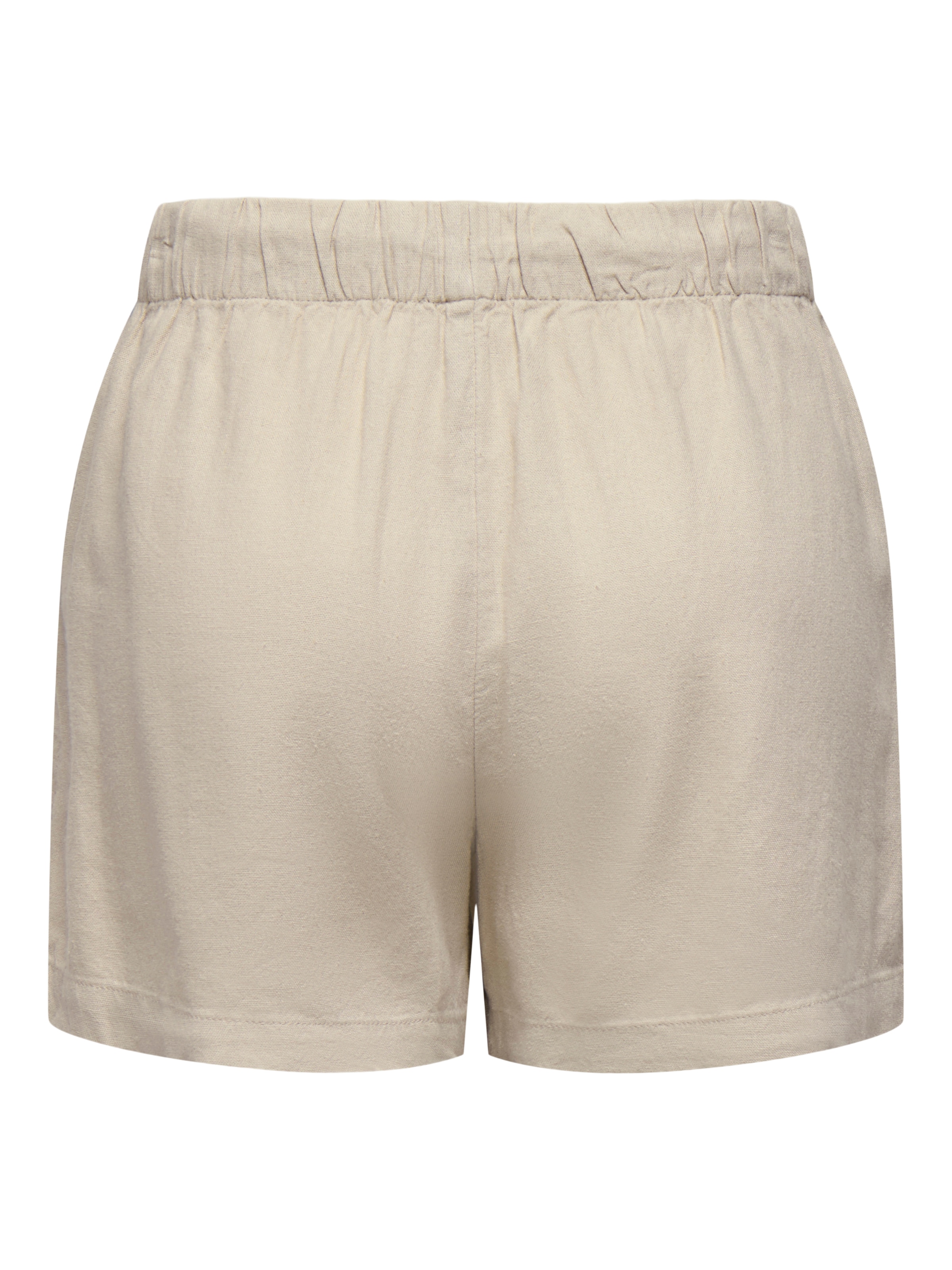 ONLY Short »ONLGOA MW LIN BL PULL-UP SHORTS CC PNT«  mit Leinen