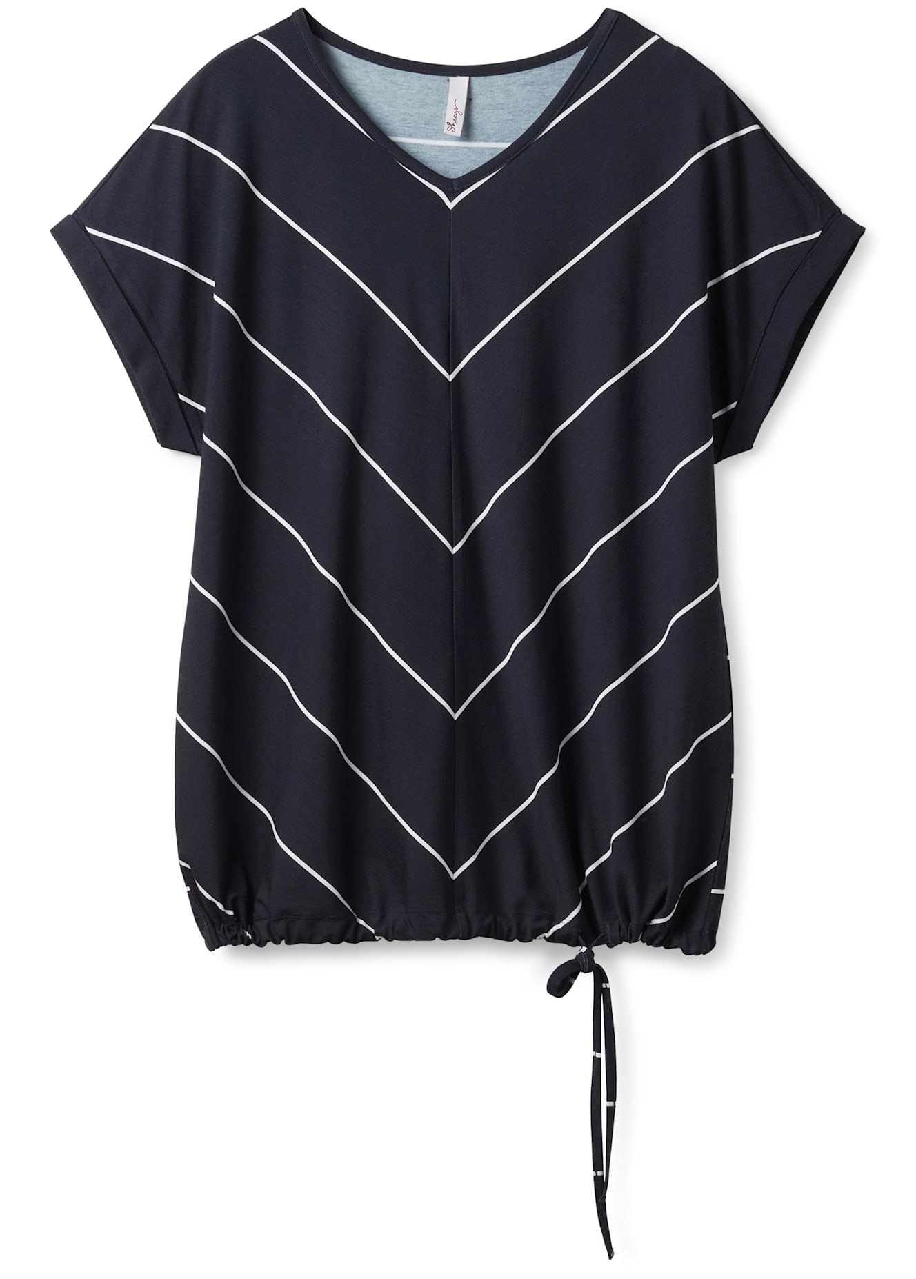 Sheego Kurzarmshirt »T-Shirt«, (1 tlg.)