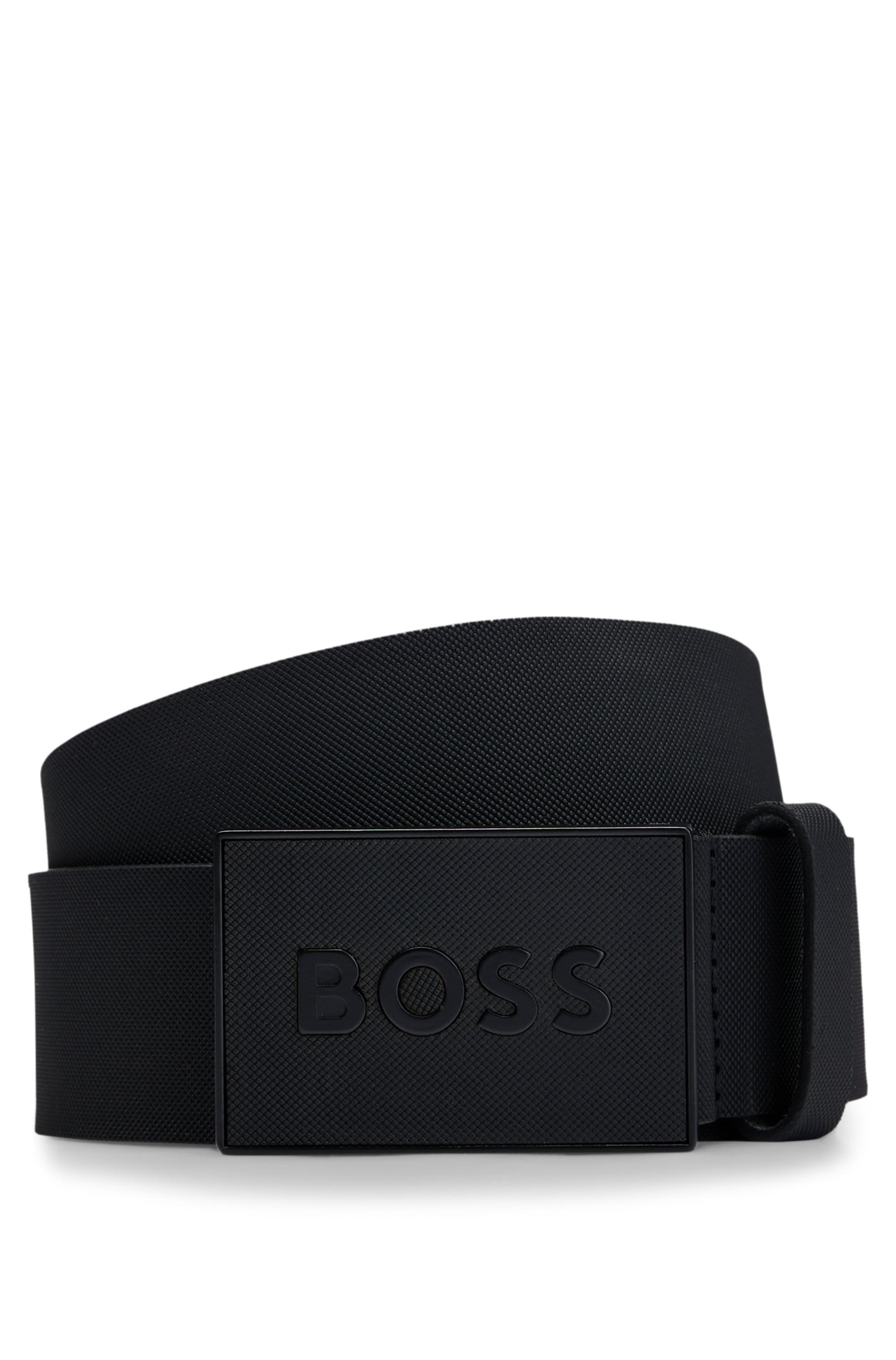 BOSS Ledergürtel »Boss_Icon-S1_Sz40«, mit BOSS-Logo-Prägung auf der Koppelschliesse