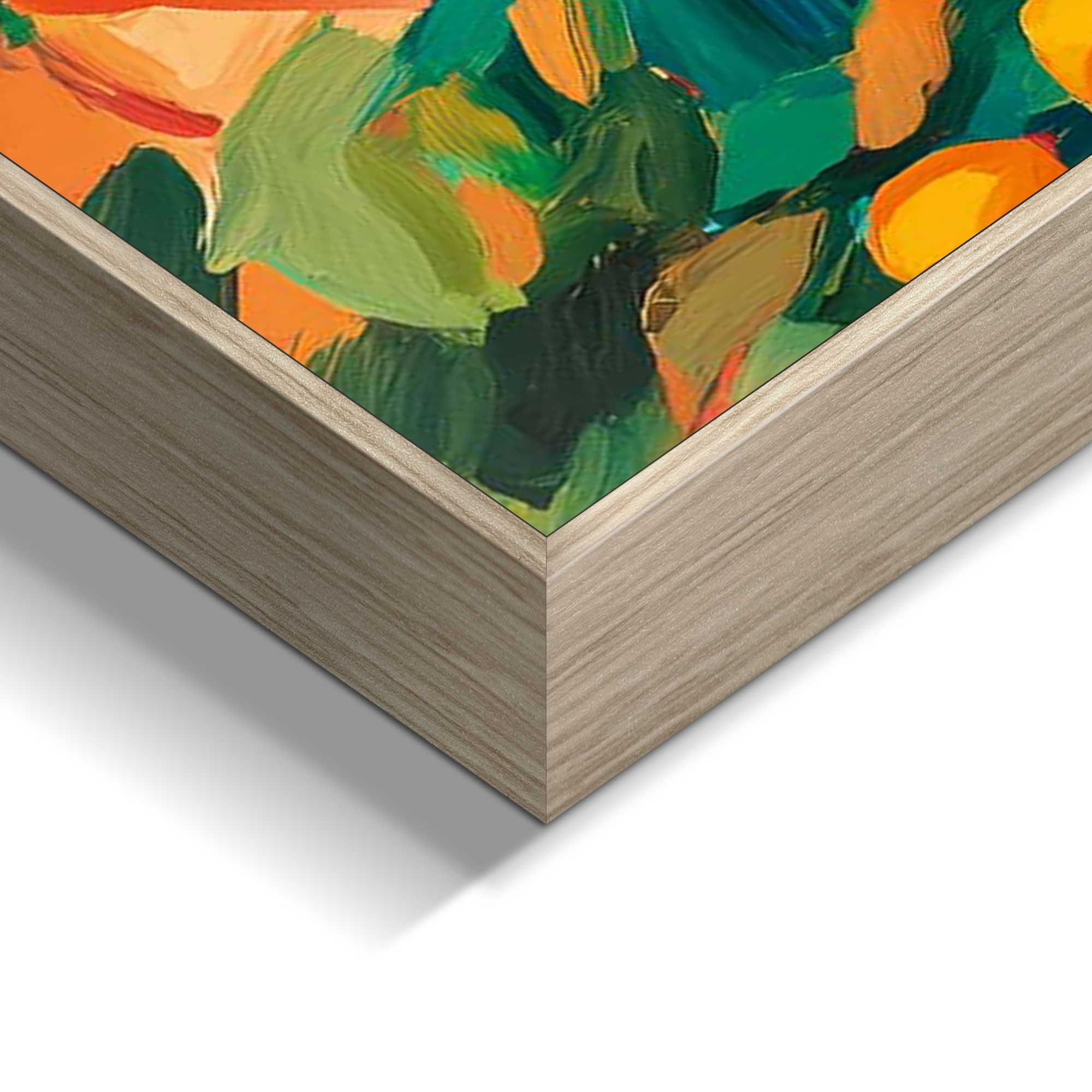 Städte 1 Stk. tlg. Wohnzimmer - Mehrfarbig - MDF - Städte und Länder - 90x60 cm