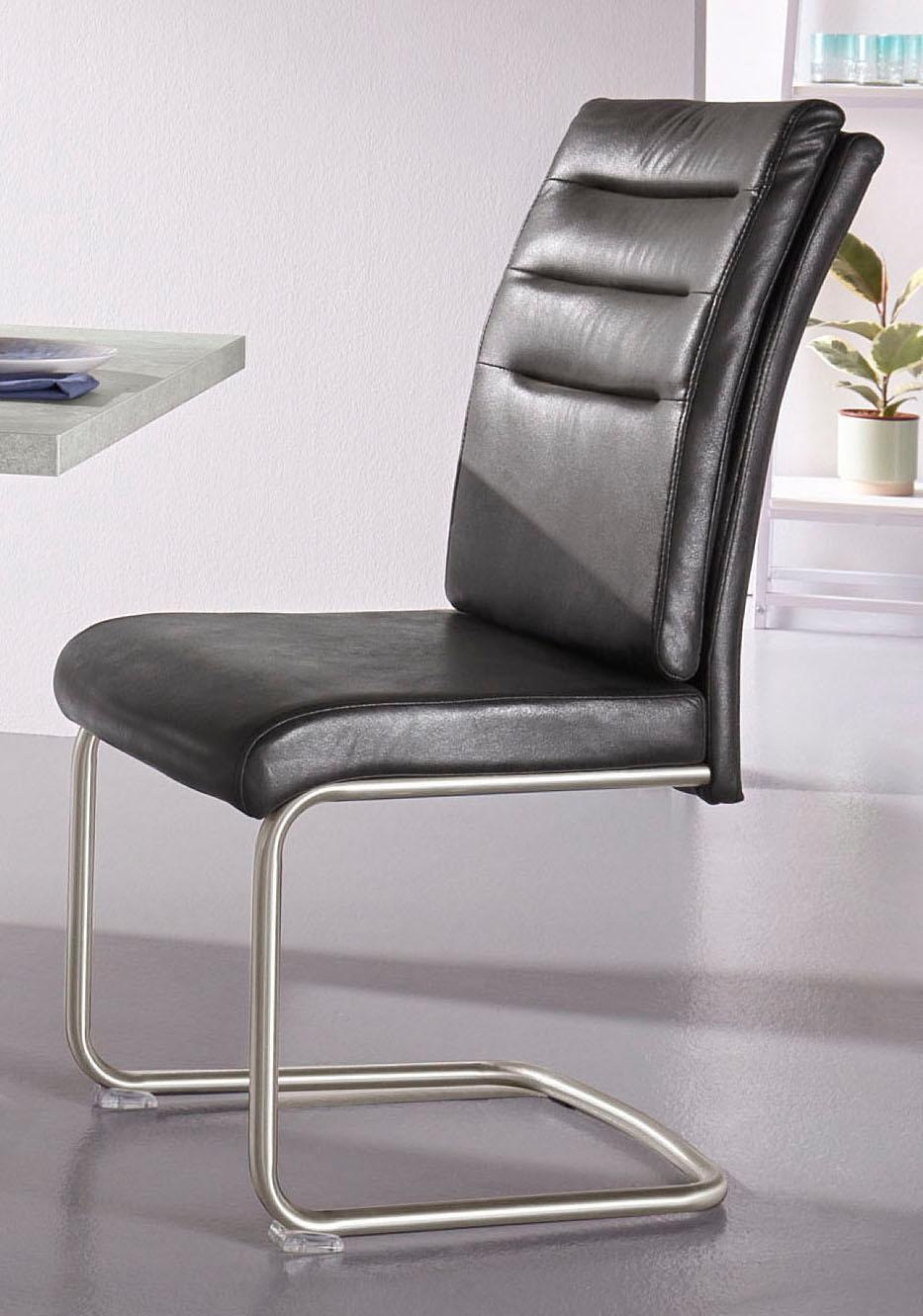 Image of HELA Freischwinger »Paula«, (Set), 4 St., Microfaser, mit Echtedelstahlgestell, 2 oder 4 Stück bei Ackermann Versand Schweiz