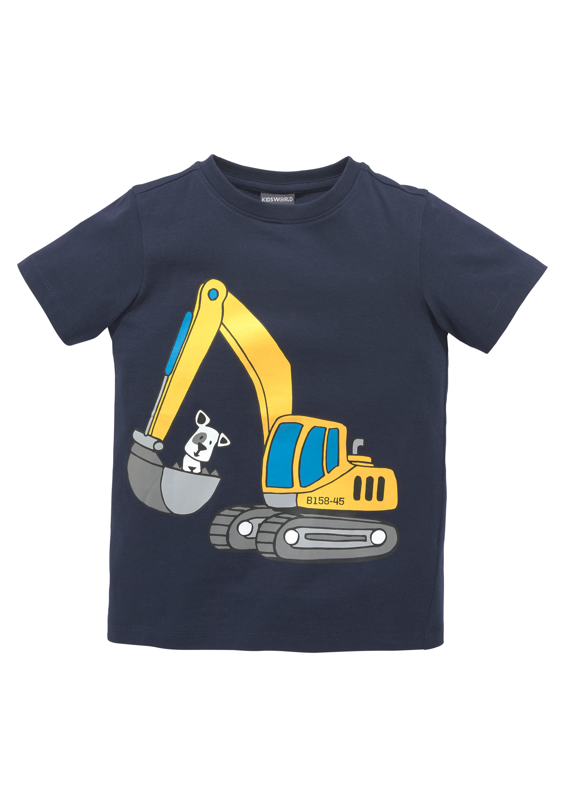 KIDSWORLD T-Shirt, mit auf Bagger versandkostenfrei