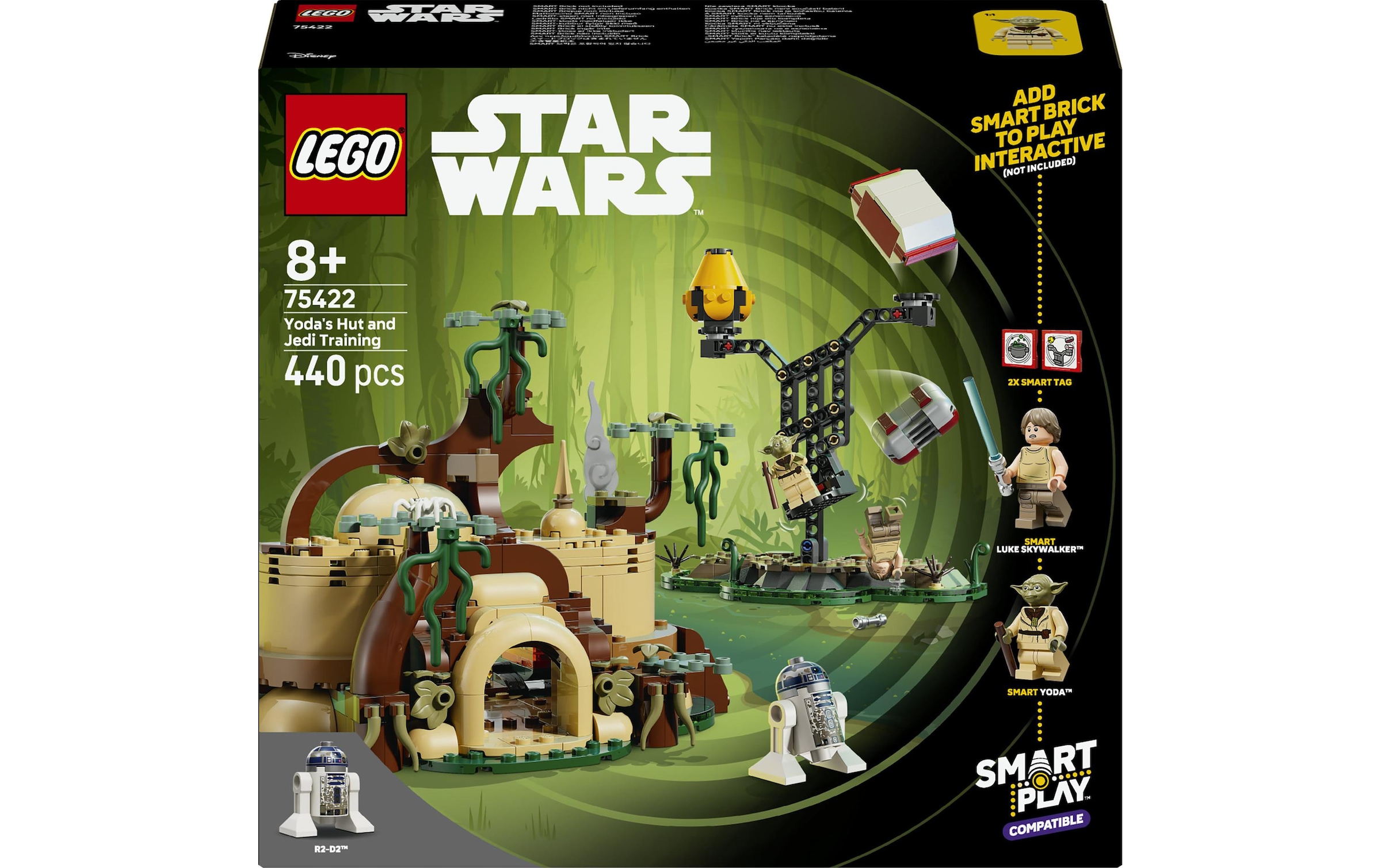 LEGO® Pions de construction »SMART Play: Jedi-Training an Yodas Hütte (75422), LEGO Star Wars ™« compatible avec SMART Brick (non inclus)