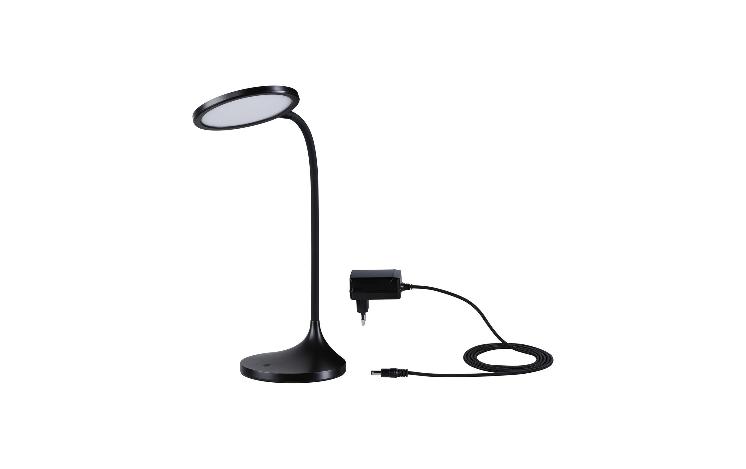 Paulmann Lampe de bureau LED »Paulmann Schreibtischleuchte Schwarz, matt« Module LED blanc chaud