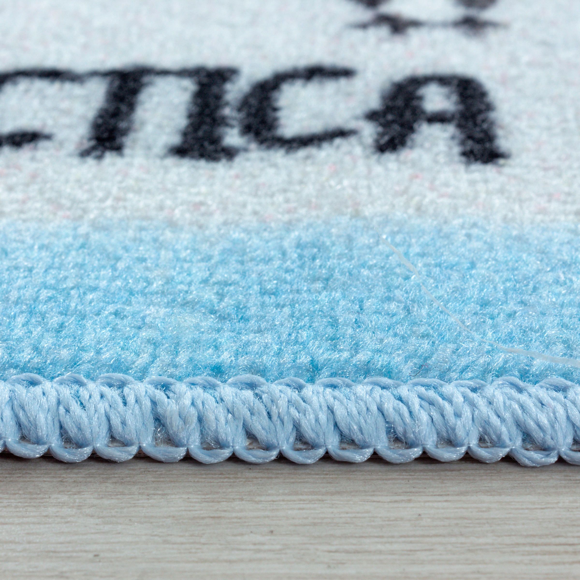 Ayyildiz Teppiche Kinderteppich »PLAY 2917«, rechteckig, 6 mm Höhe, robuster Kurzflor, bunte Weltkarte, Weltmeere, Tiere, Kinderzimmer
