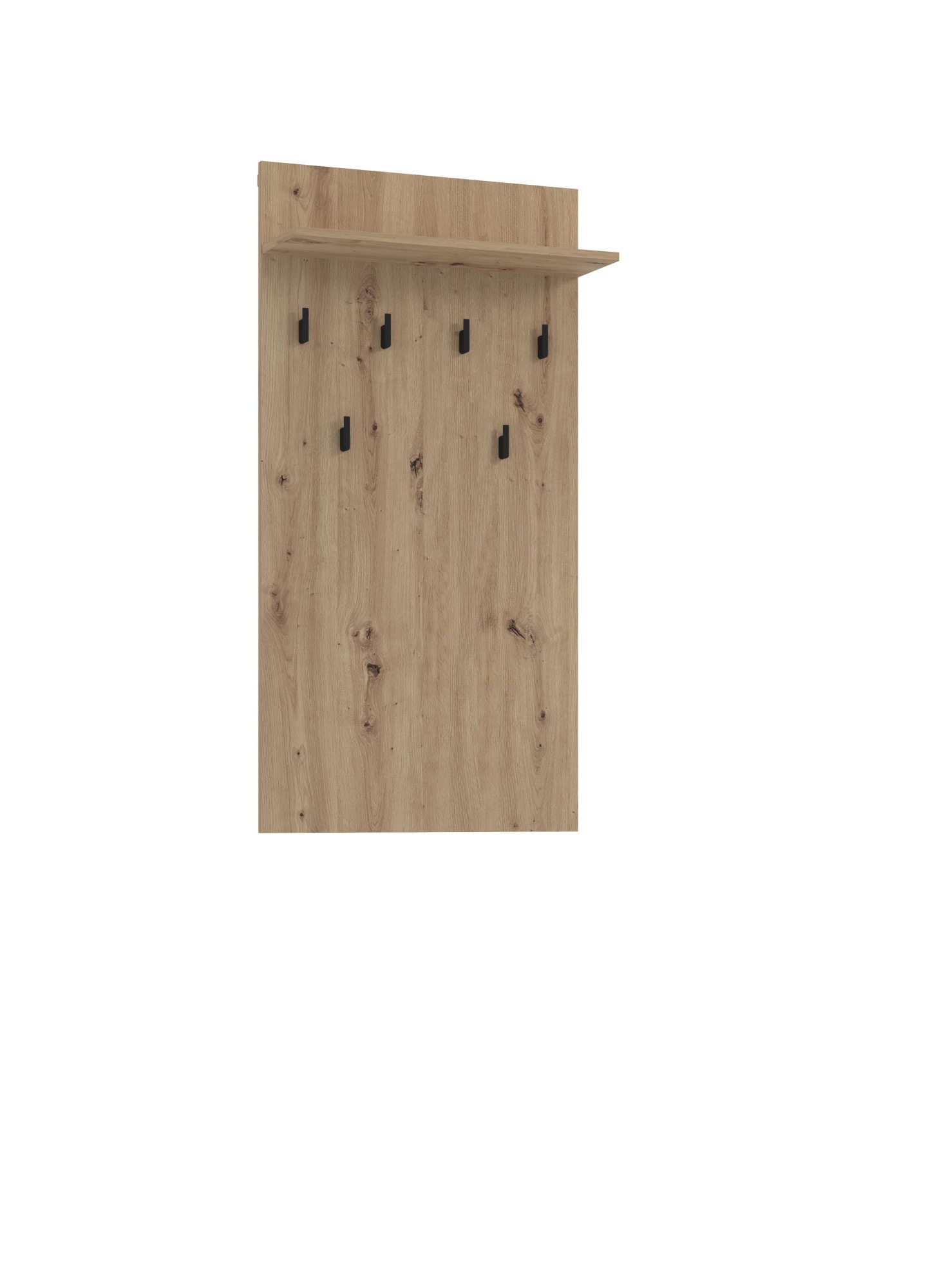 Image of Home affaire Garderobenpaneel "Arran, Wandregal Wandpaneel, Wandgarderobe praktisch & stillvoll" mit 6 Kleiderhaken und Ablage für Accessoires, Breite 63 cm