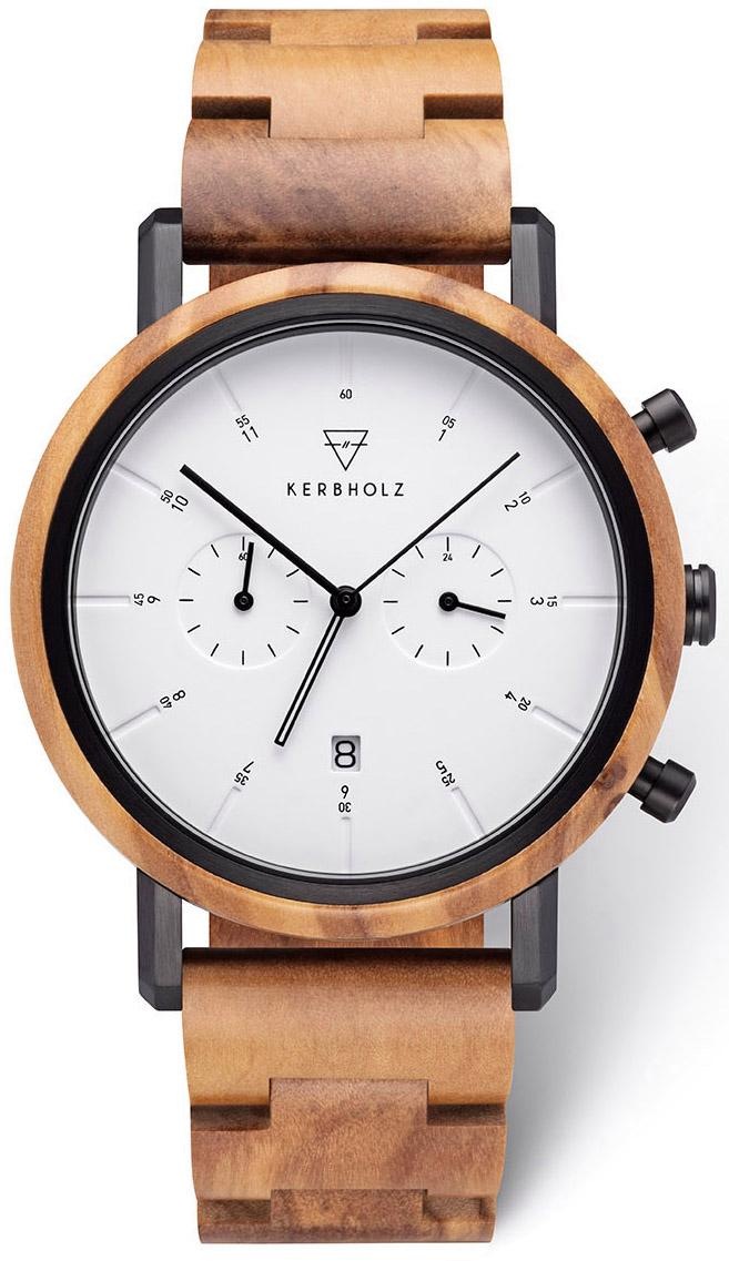 Image of KERBHOLZ Chronograph »Johann Olivewood« bei Ackermann Versand Schweiz