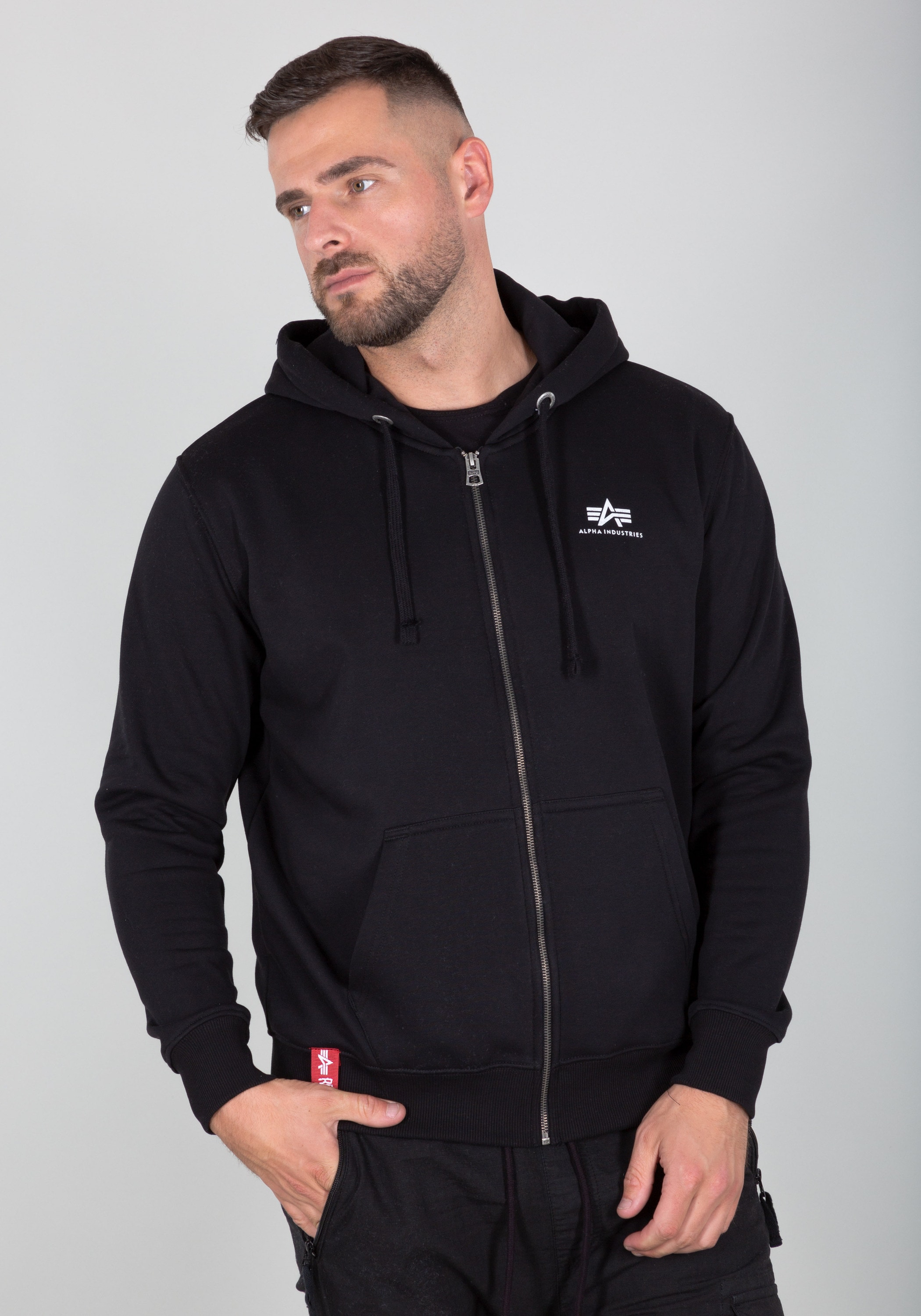 Image of Alpha Industries Hoodie "Basic Zip Hoodie SL"