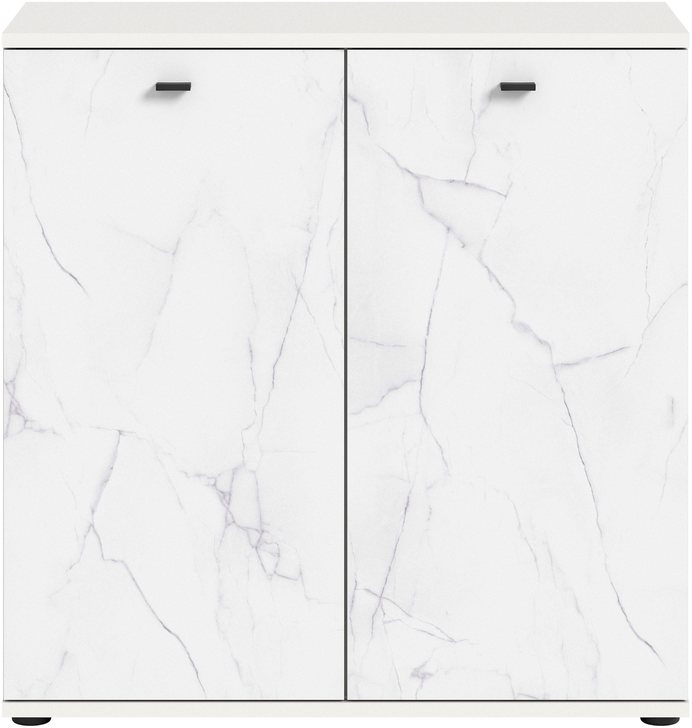 INOSIGN Kommode »CALCOLO, Breite 86 cm, 2 Türen mit Soft-Close-Funktion, 4 Fächer«, Anrichte,Sideboard, Schrank