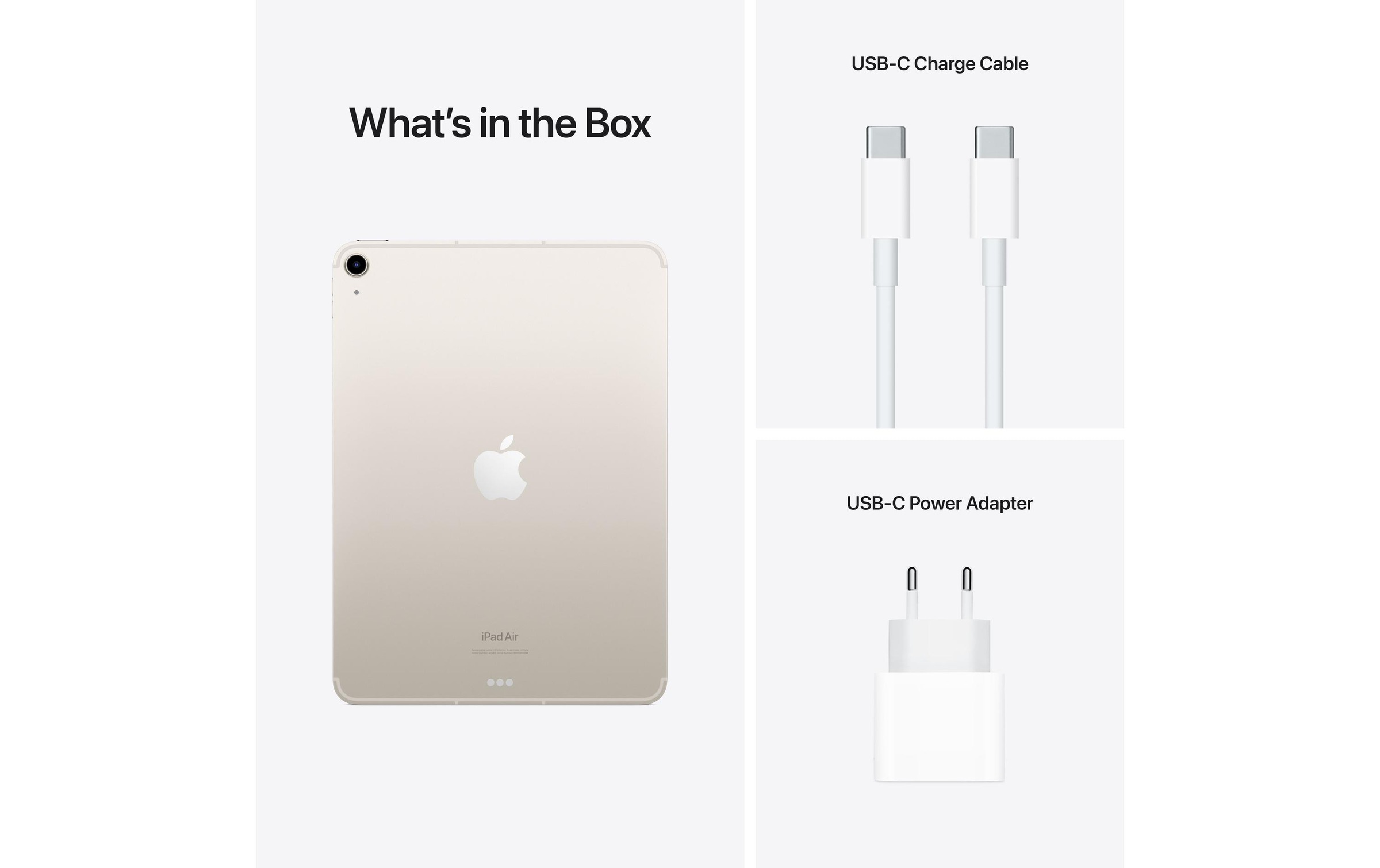 Apple iPad Air 5. Gen. (2022) 10,9 Zoll, Polarstern
