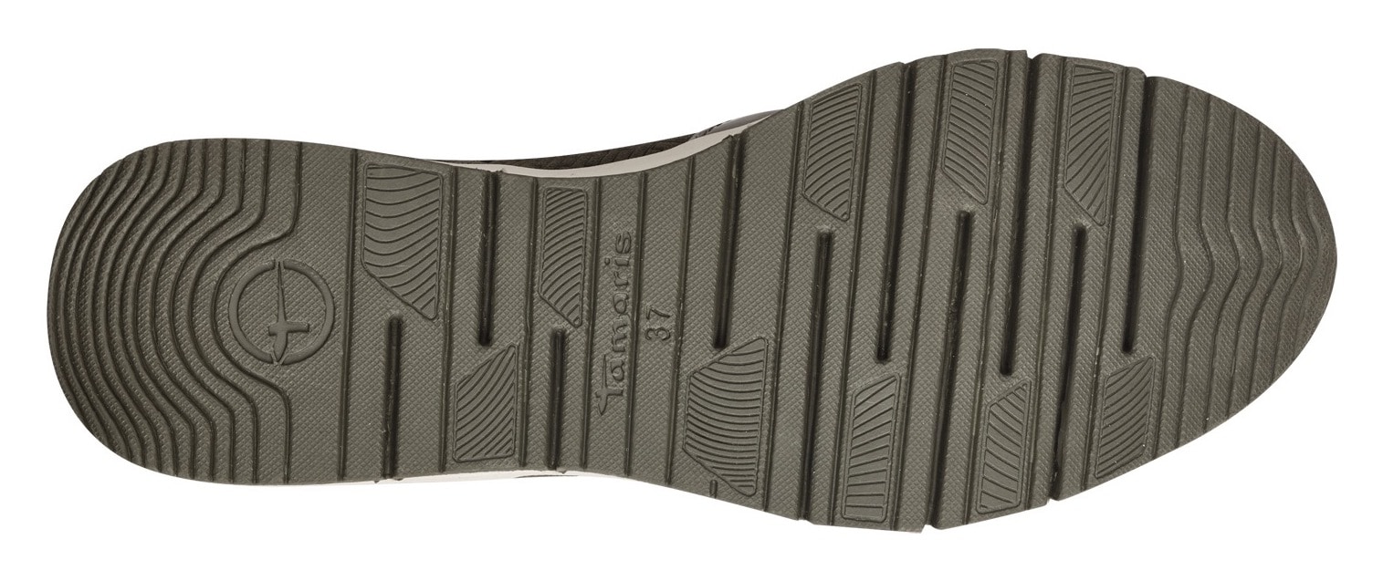 Tamaris Keilsneaker, Freizeitschuh, Halbschuh, Schnürschuh mit Aussenreissverschluss