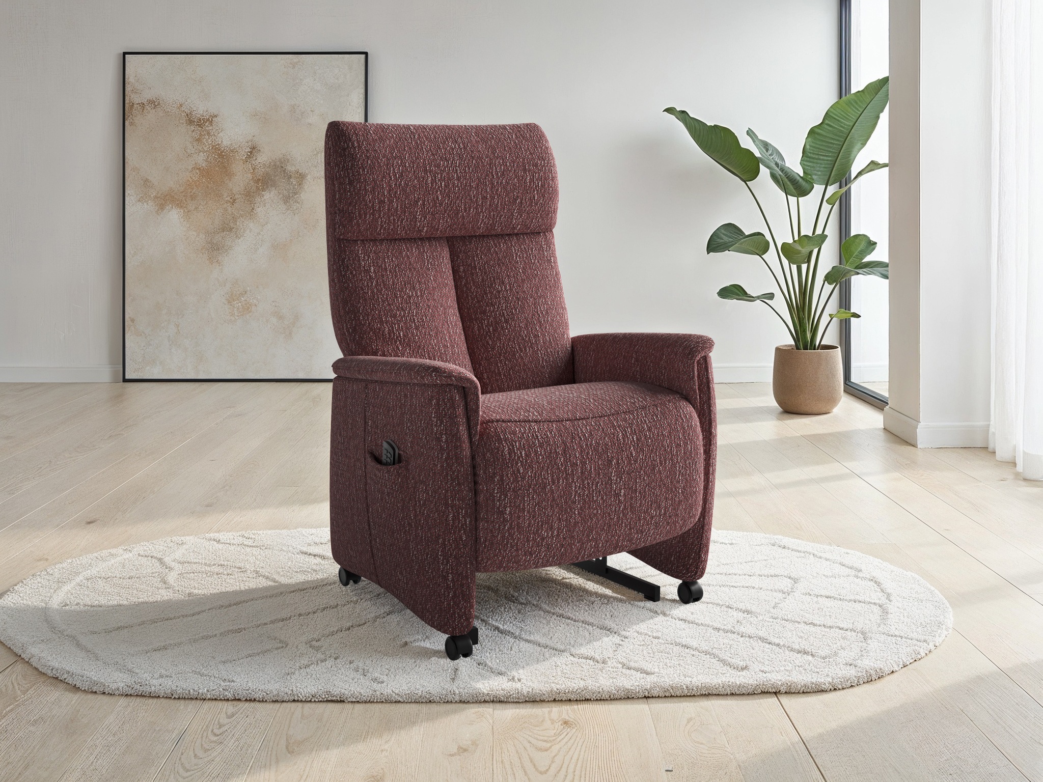 sit&more TV-Sessel "Cremona Comfort Plus" bis 200 Kg belastbar, mit Herz-Waage Funktion