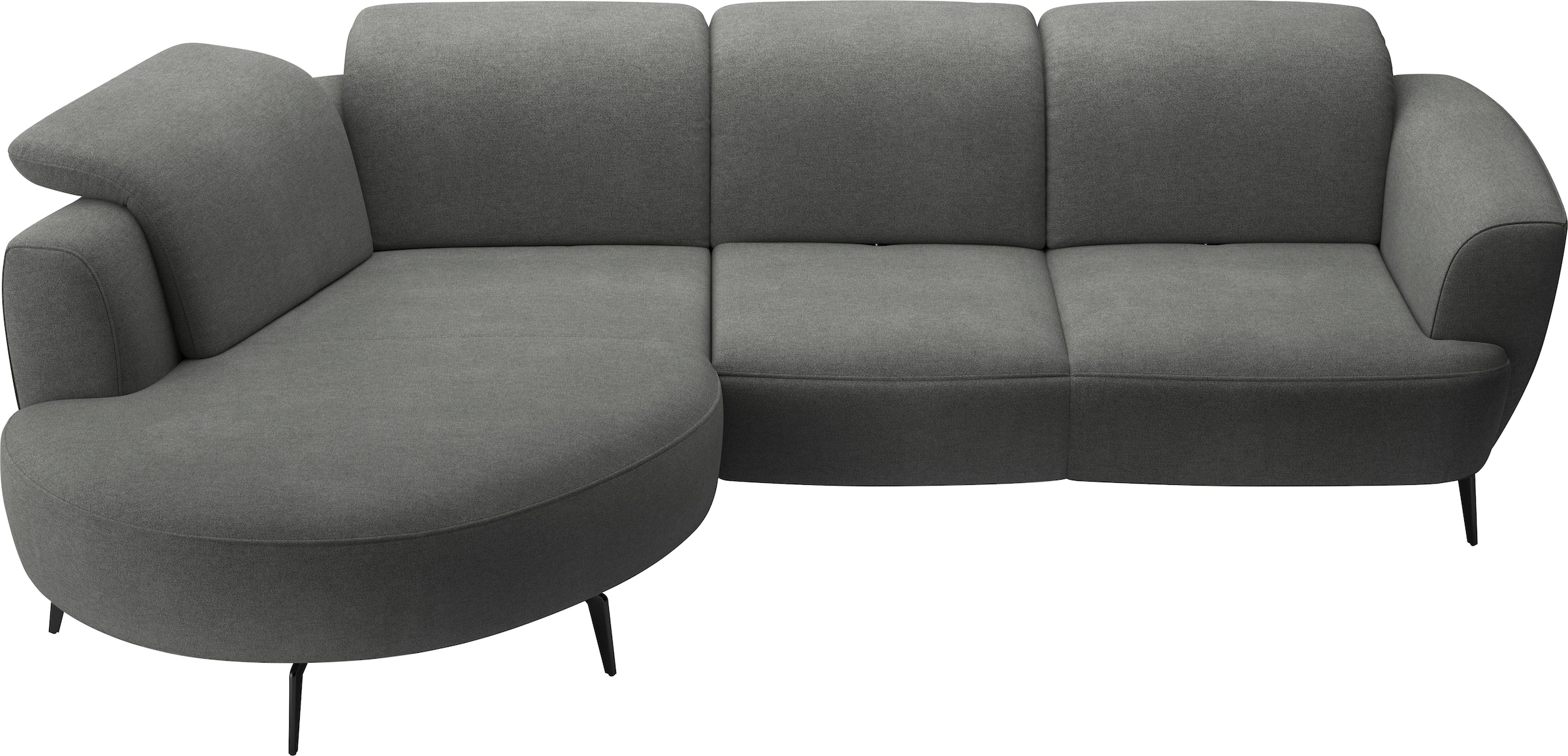 sit&more Ecksofa »Zoe«, ink.Sitztiefenverstellung, wahlweise mit Kopfteilverstellung