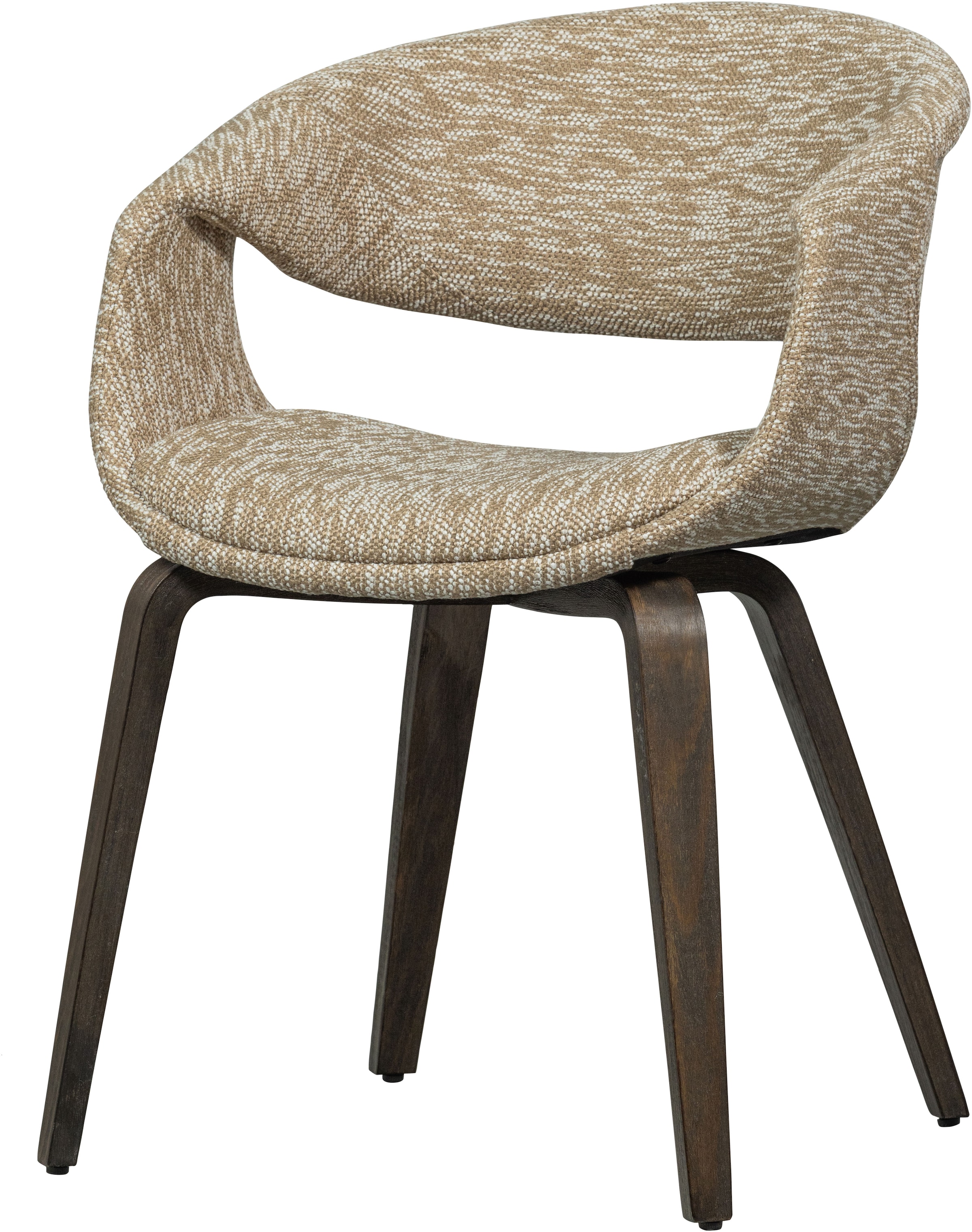 WOOOD Esszimmerstuhl »Yossi mit Gewebtem Bezug und Holzgestell B57 x T57 x H78 cm (2er-Set)« (Set) 2 Stk.Tragkraft 136 kg, maximale Verschleissfestigkeit, Pfleiglicht
