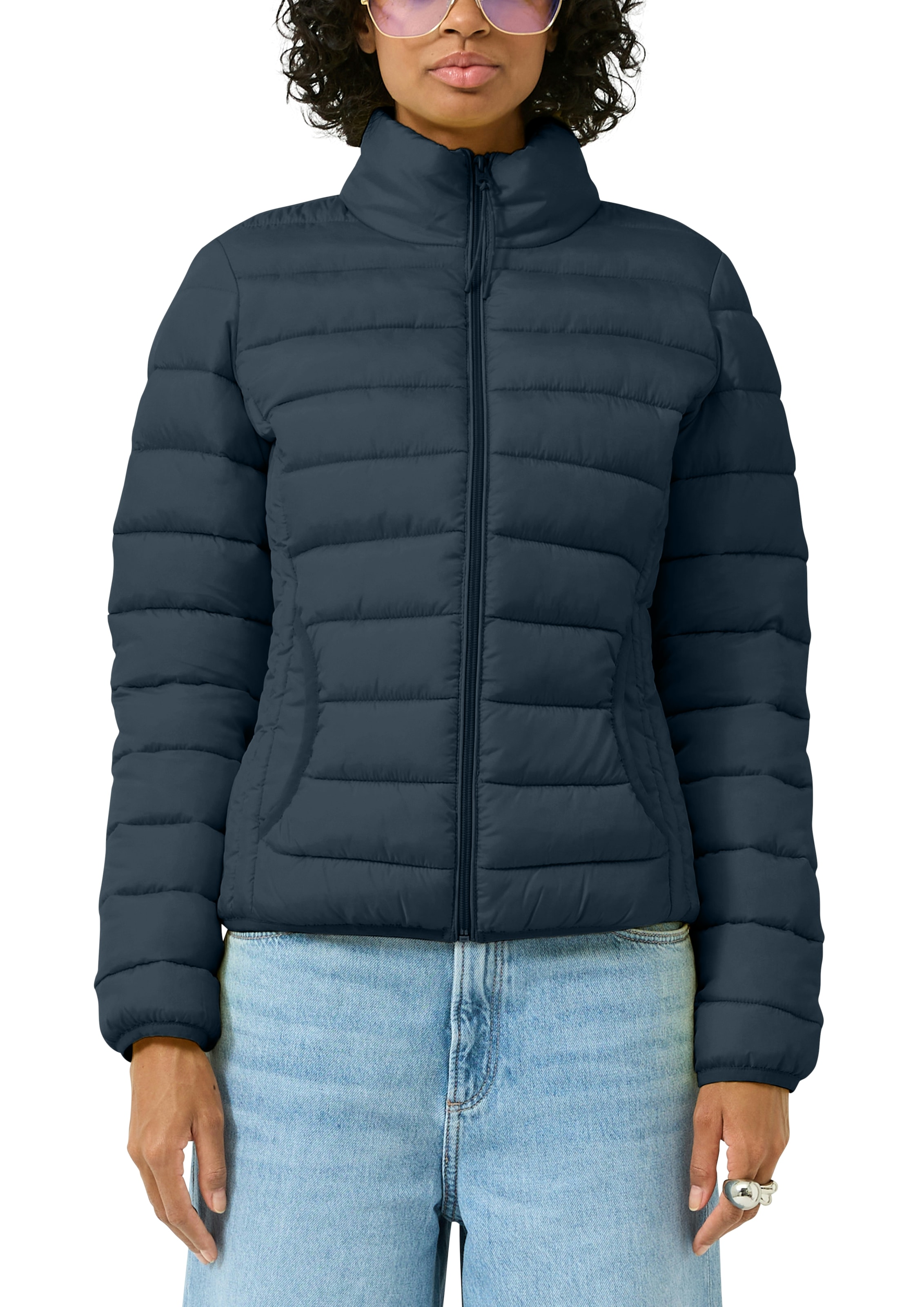 Image of QS Steppjacke ohne Kapuze mit Reissverschluss