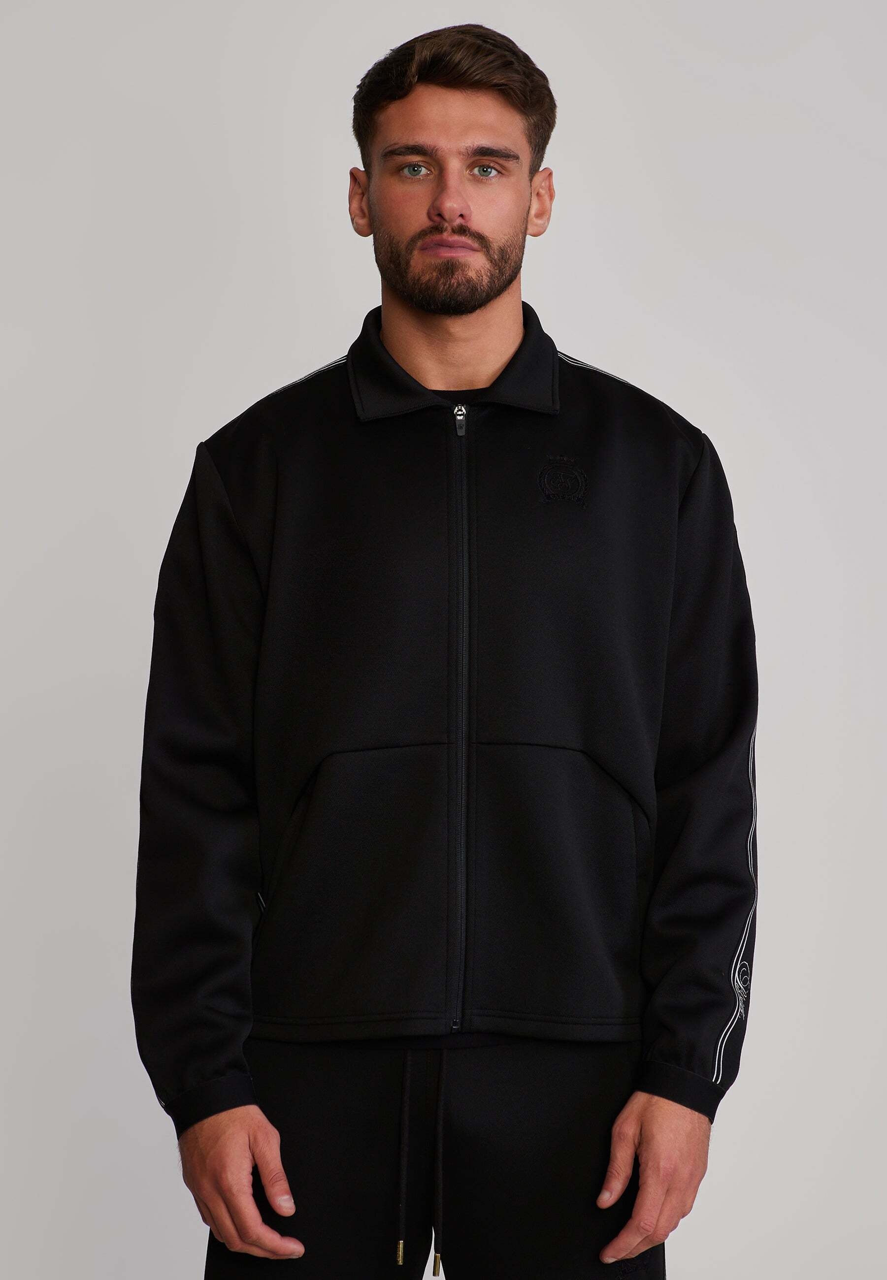 Image of Siksilk Sweatjacke "Siksilk Sweatjacke Taped"