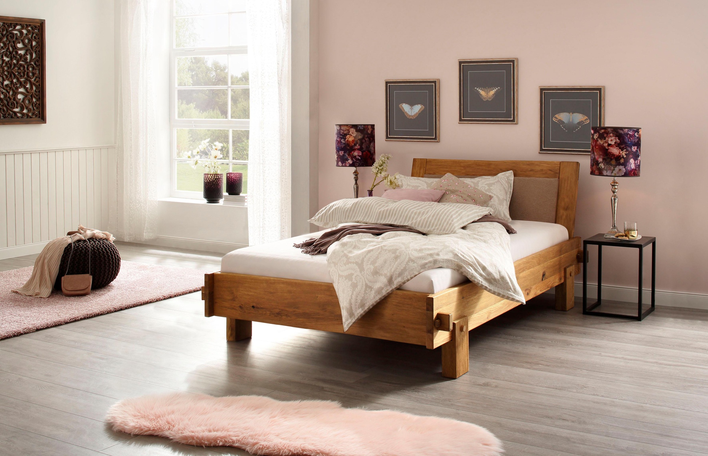 Image of Holzzone Massivholzbett »Clare«, vegan bei Ackermann Versand Schweiz